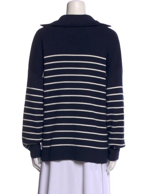 La Ligne Striped V-Neck Sweater