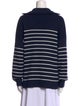 La Ligne Striped V-Neck Sweater