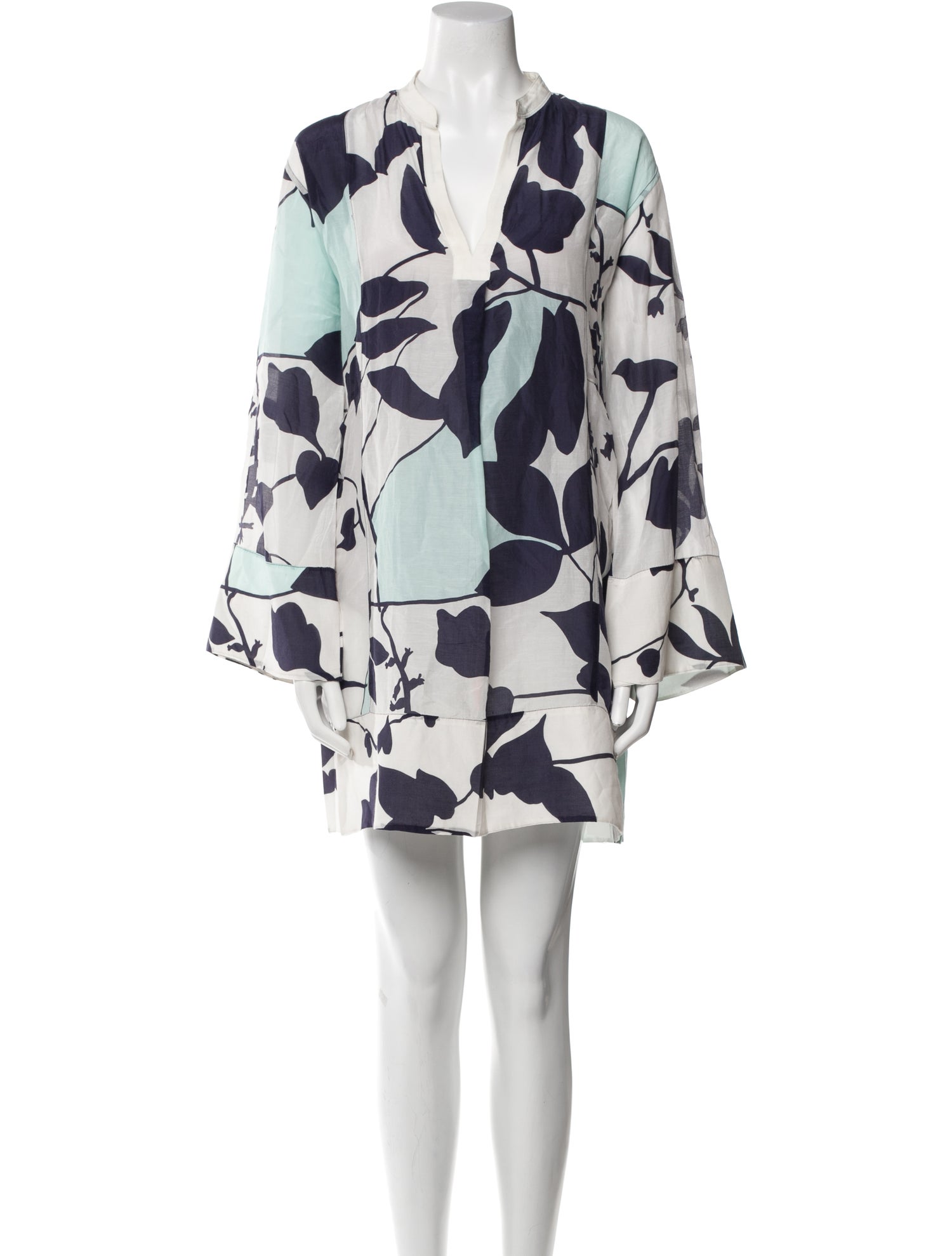 La Ligne Floral Print Mini Dress