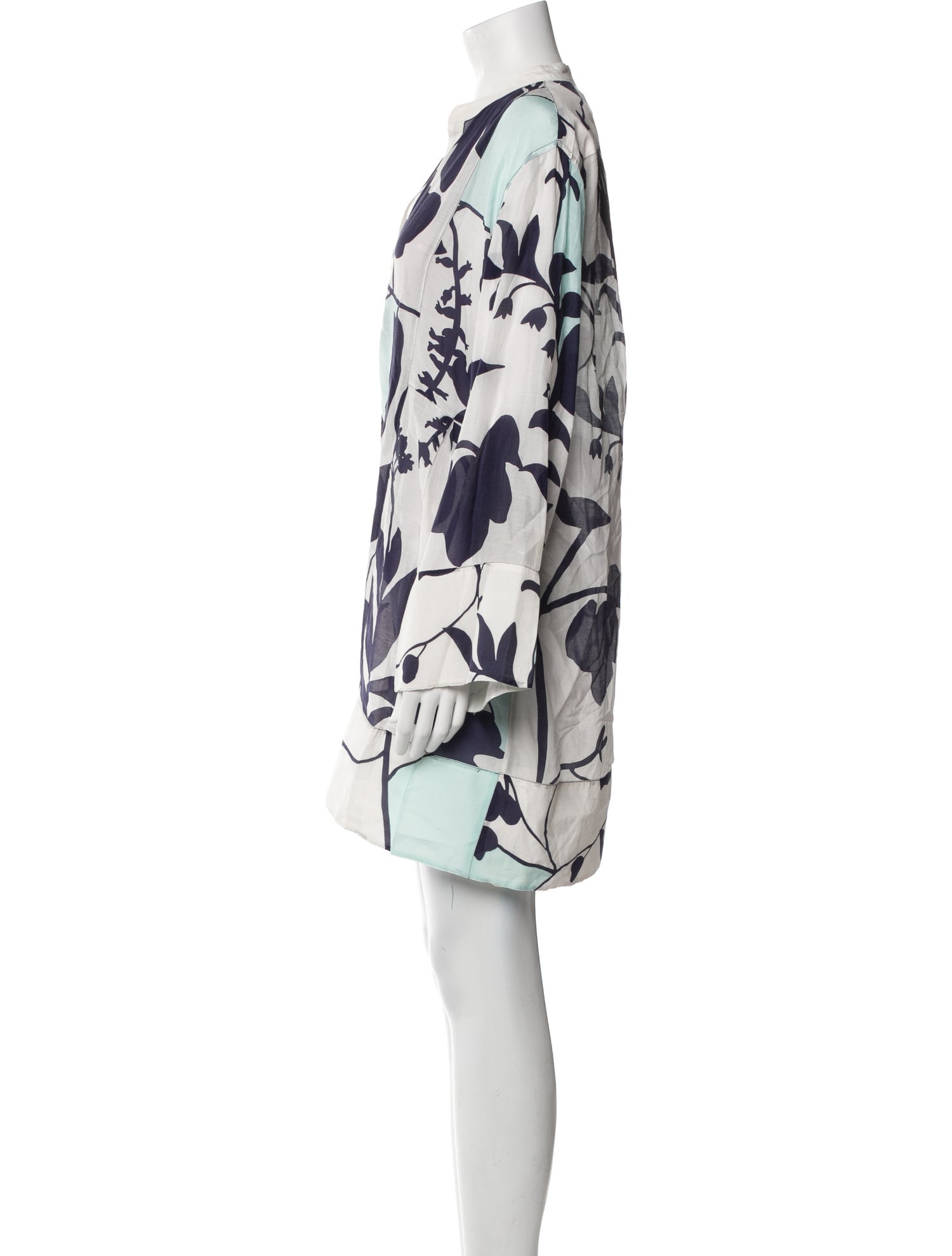 La Ligne Floral Print Mini Dress