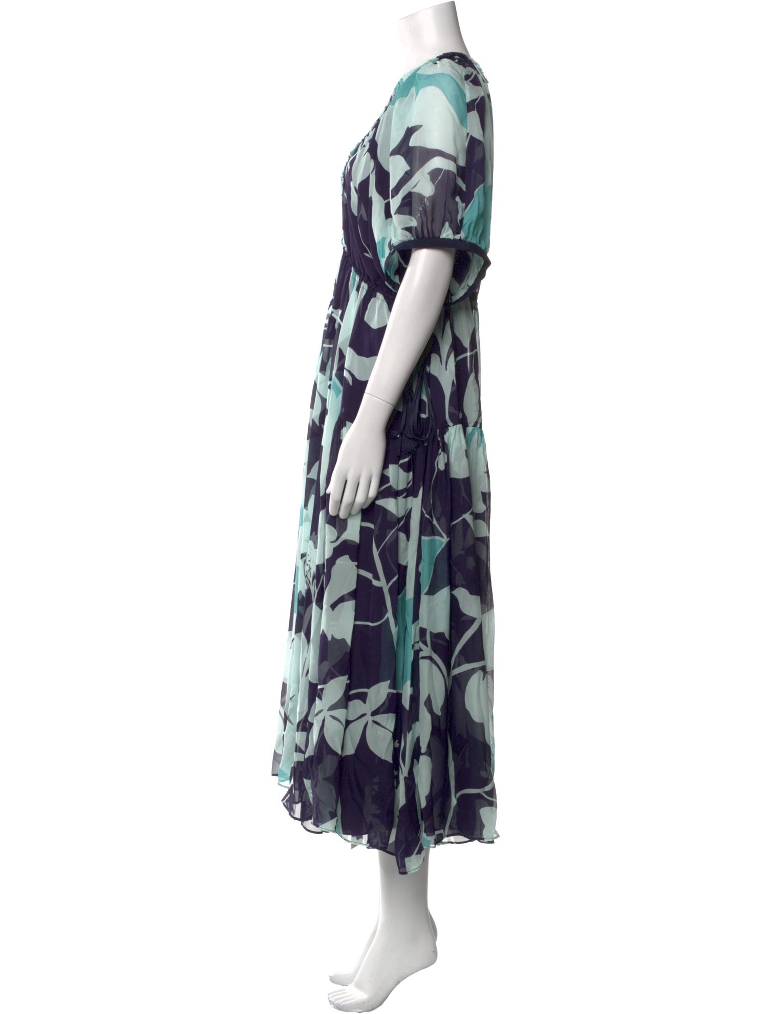 La Ligne Printed Midi Length Dress