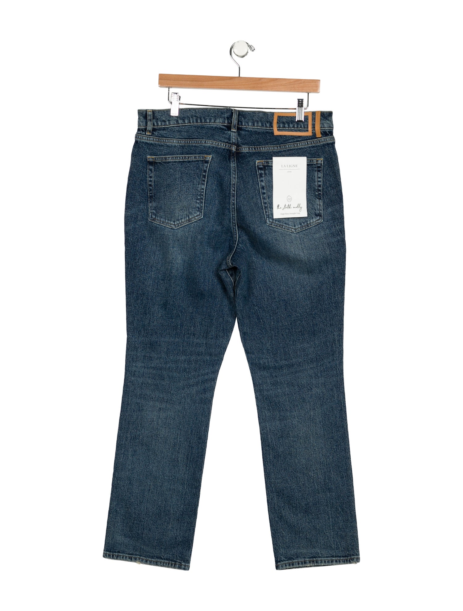 La Ligne High-Rise Straight Leg Jeans w/ Tags