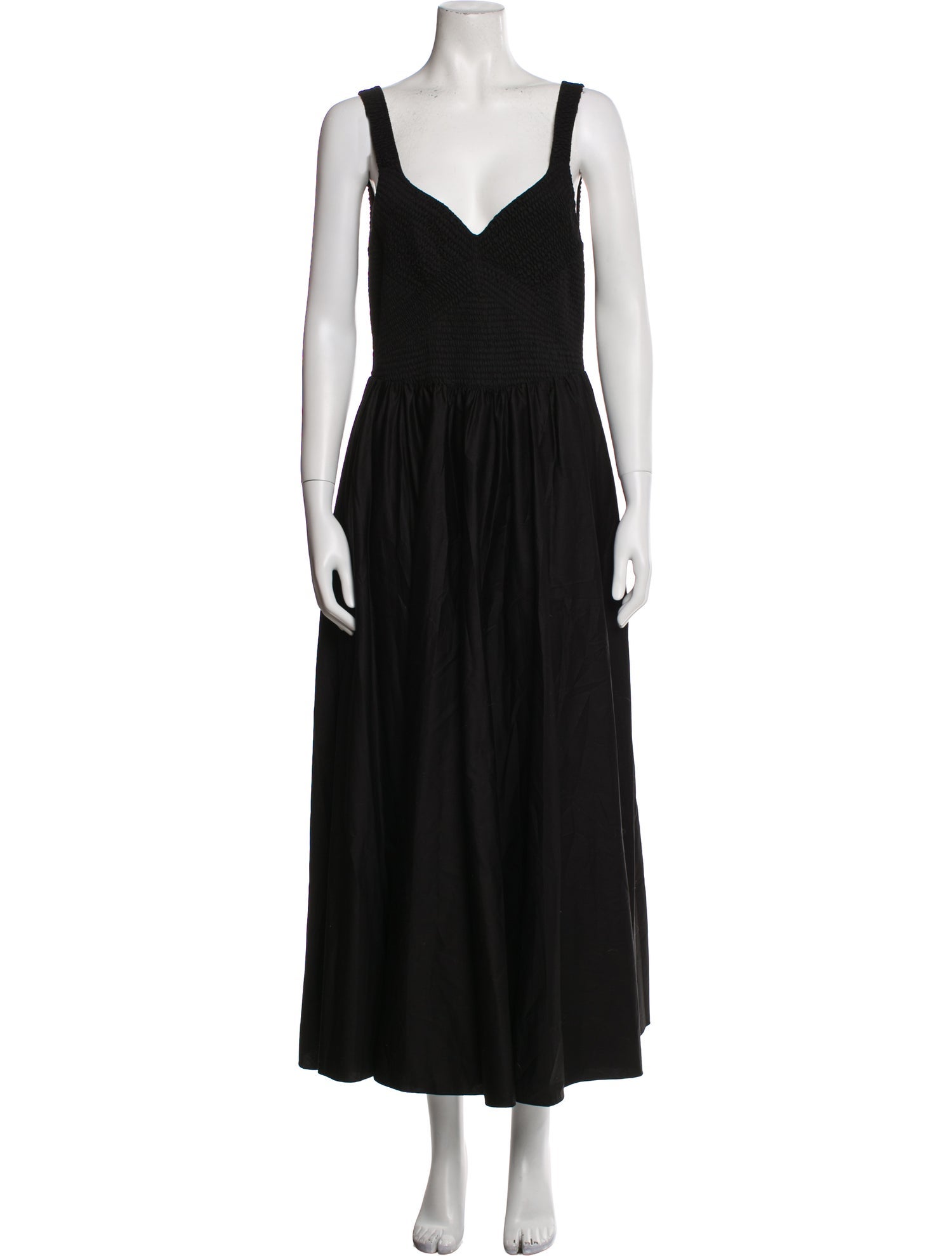 La Ligne V-Neck Long Dress