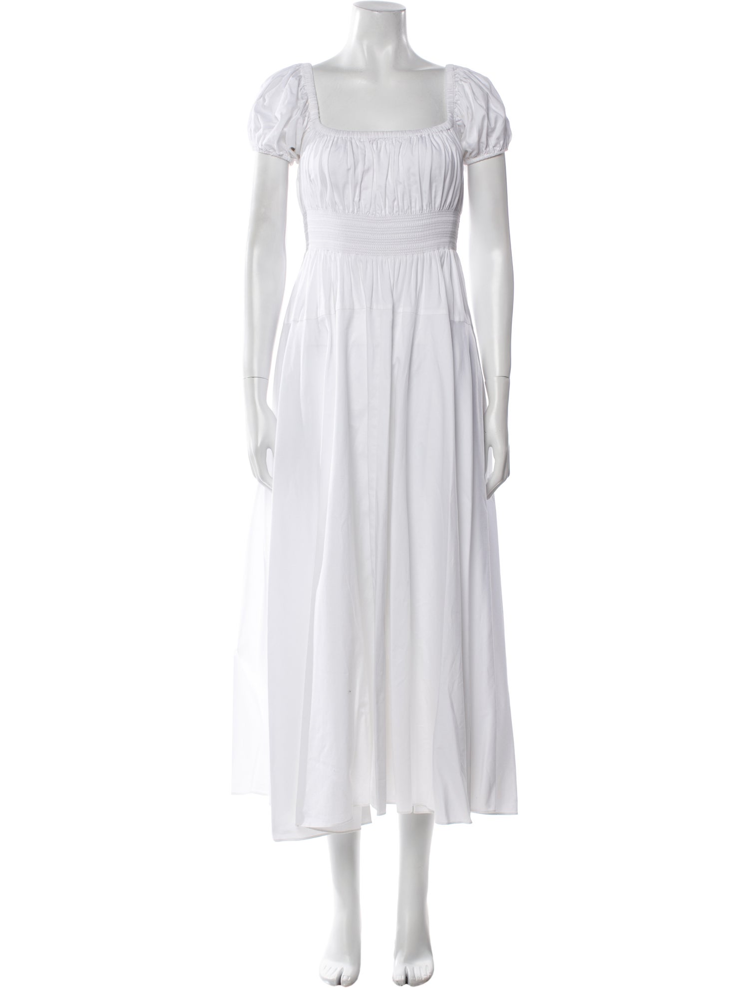 La Ligne Square Neckline Long Dress