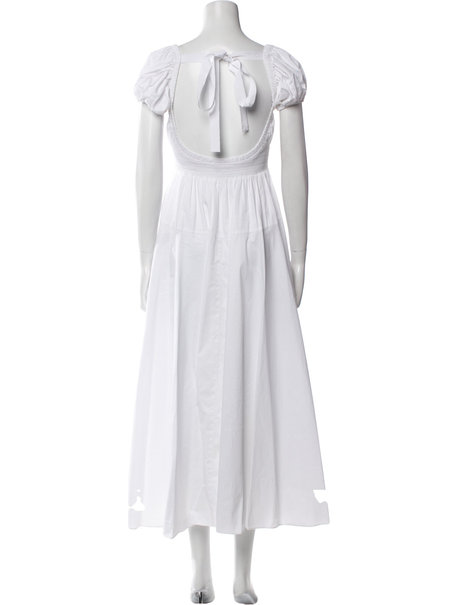 La Ligne Square Neckline Long Dress