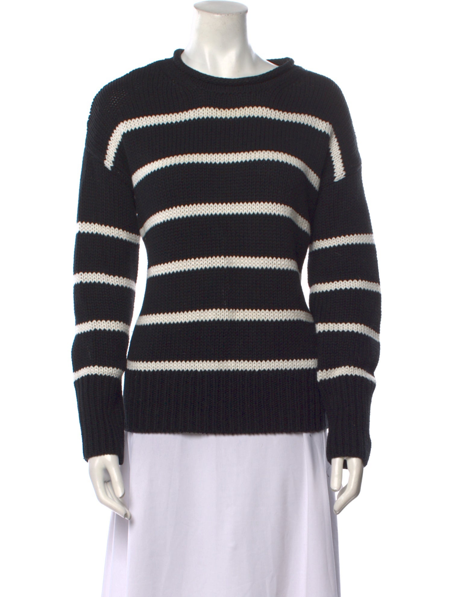 La Ligne Striped Crew Neck Sweater
