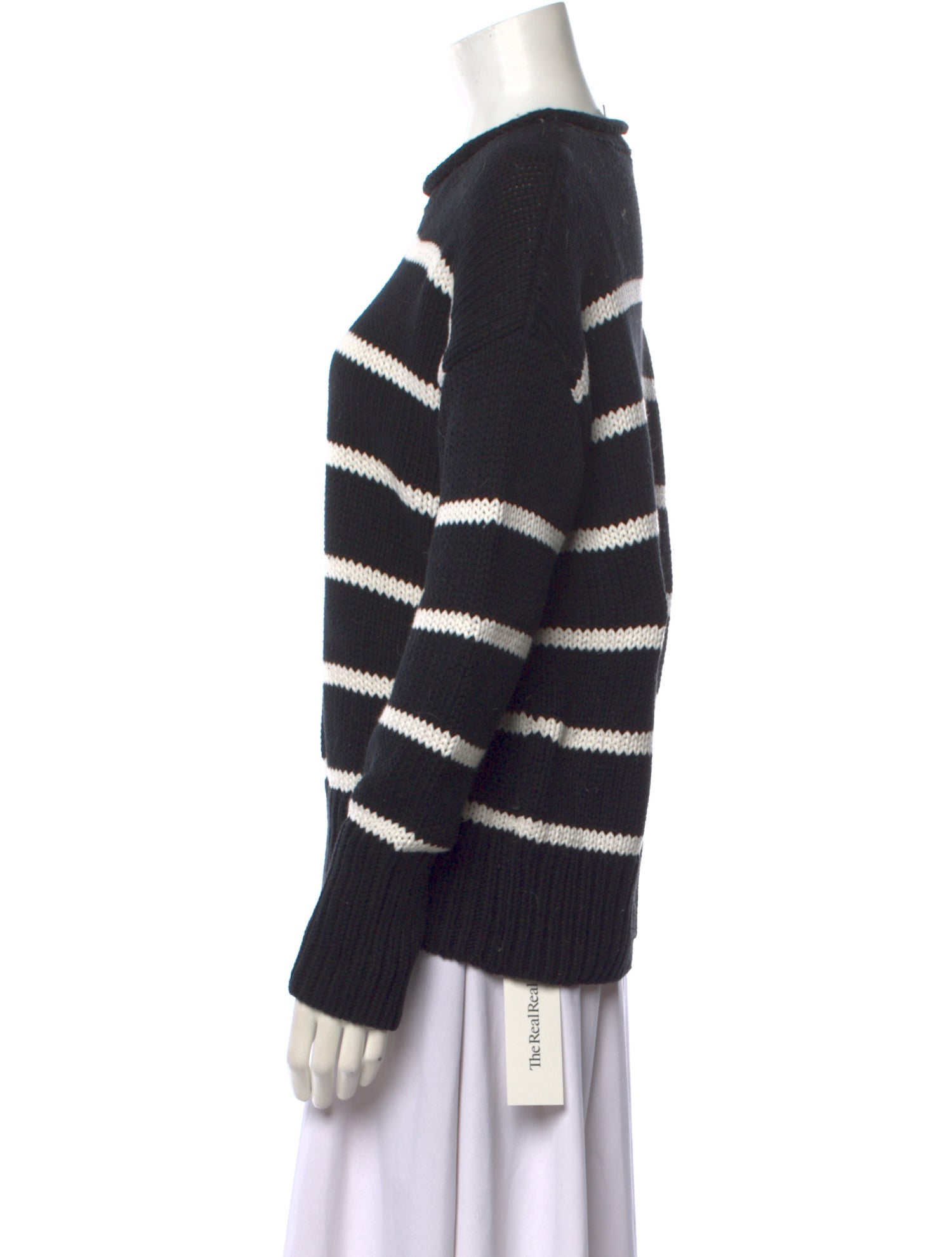 La Ligne Striped Crew Neck Sweater