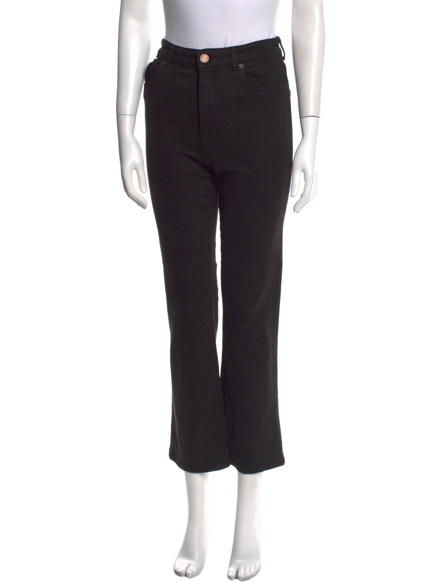 La Ligne High-Rise Straight Leg Jeans