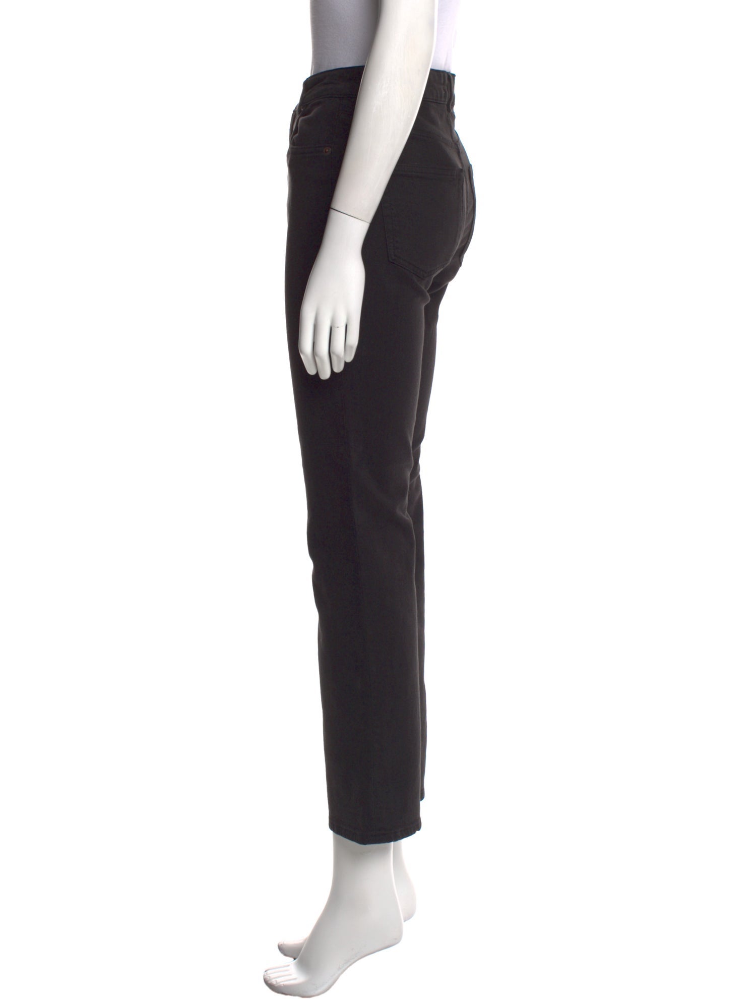 La Ligne High-Rise Straight Leg Jeans