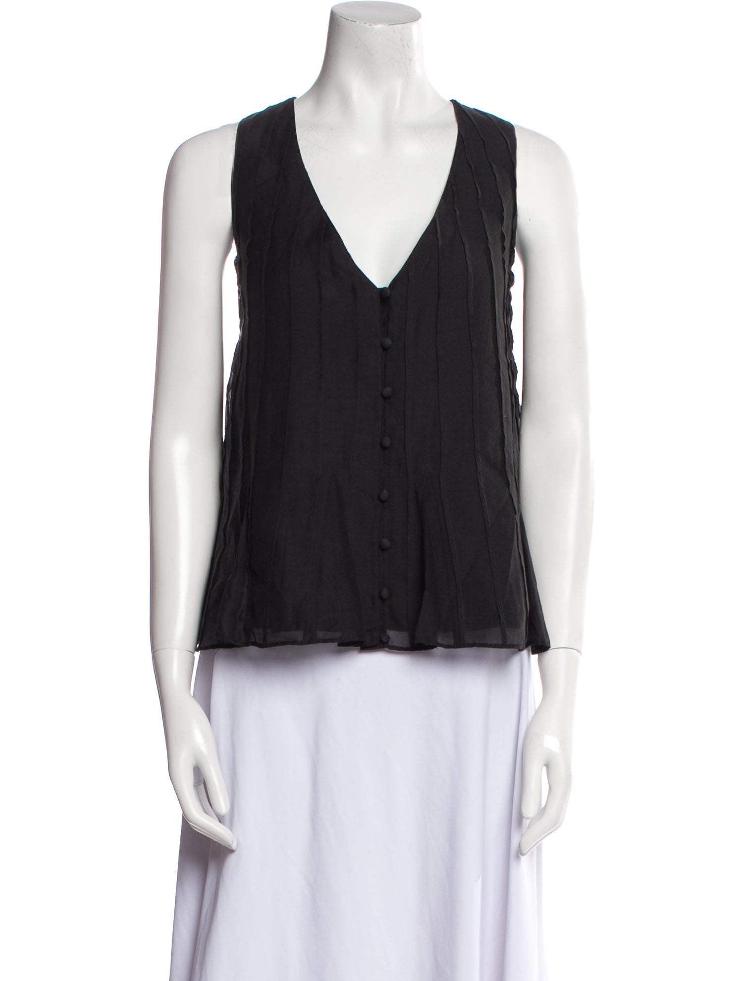 La Ligne V-Neck Sleeveless Top