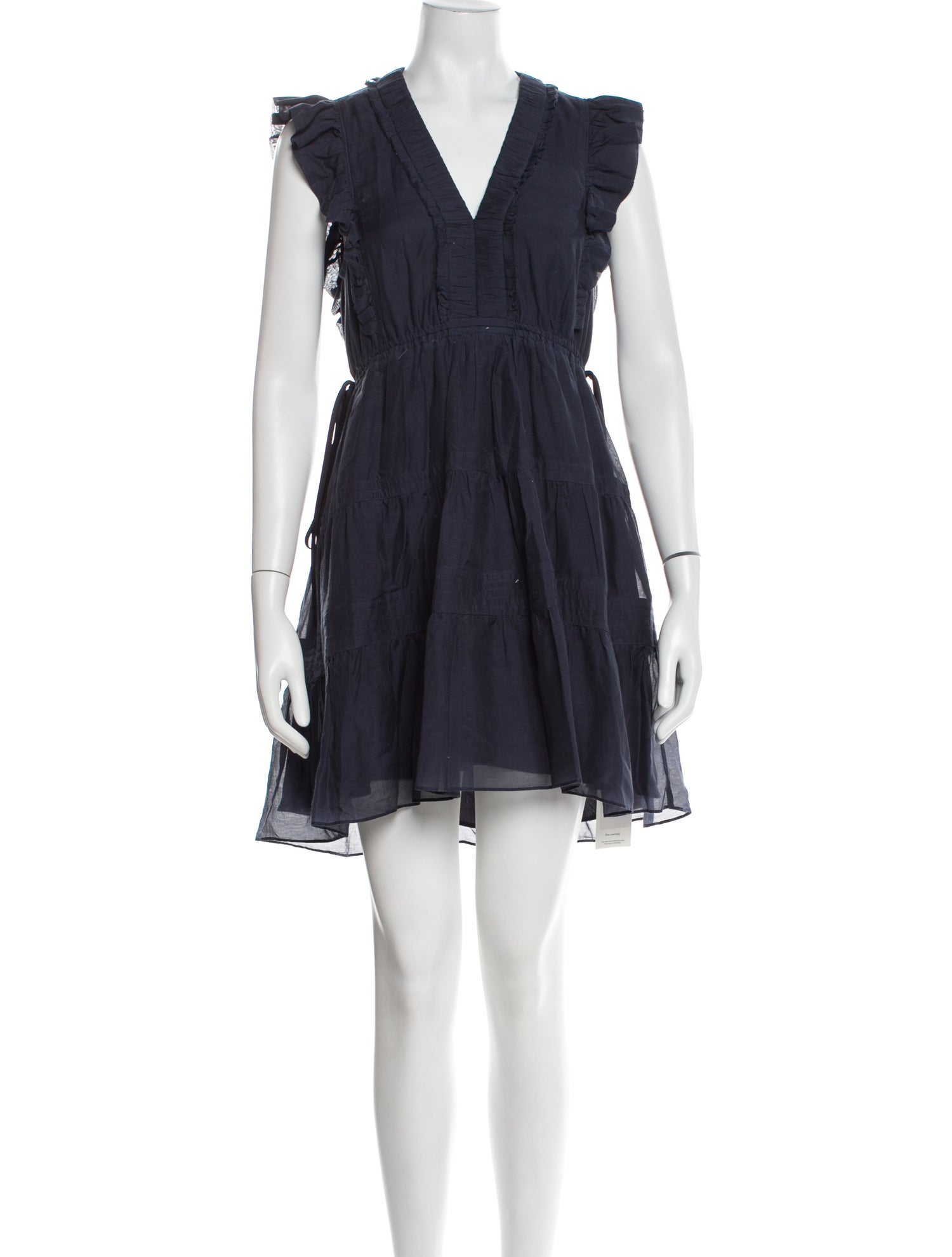 La Ligne V-Neck Mini Dress