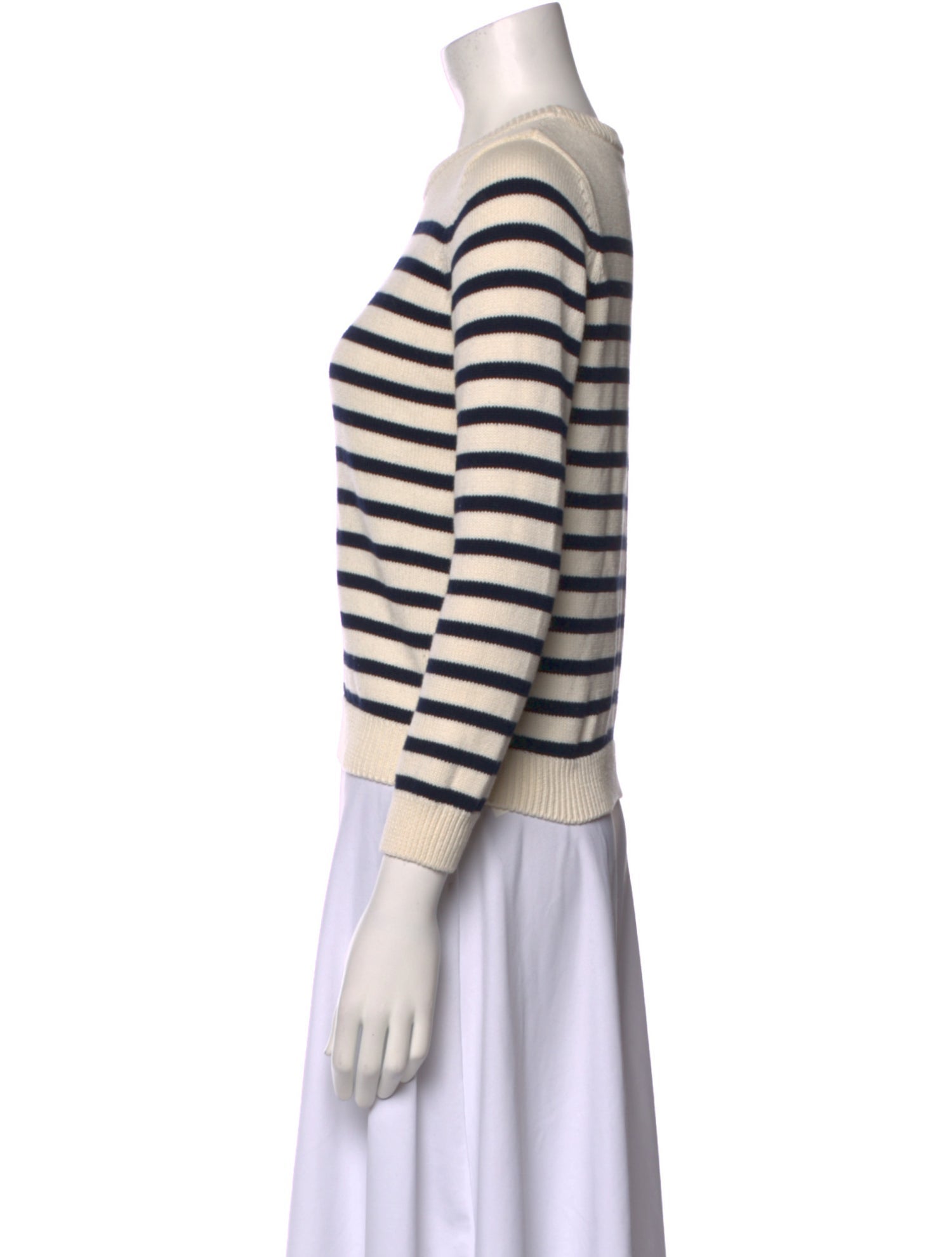 La Ligne Striped Crew Neck Sweater