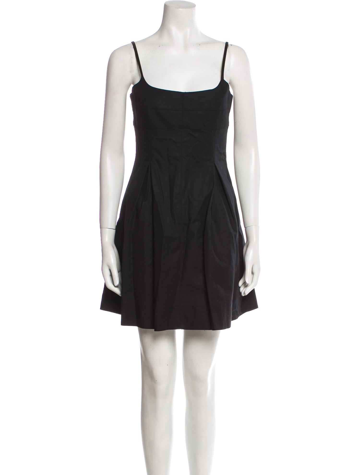La Ligne Square Neckline Mini Dress