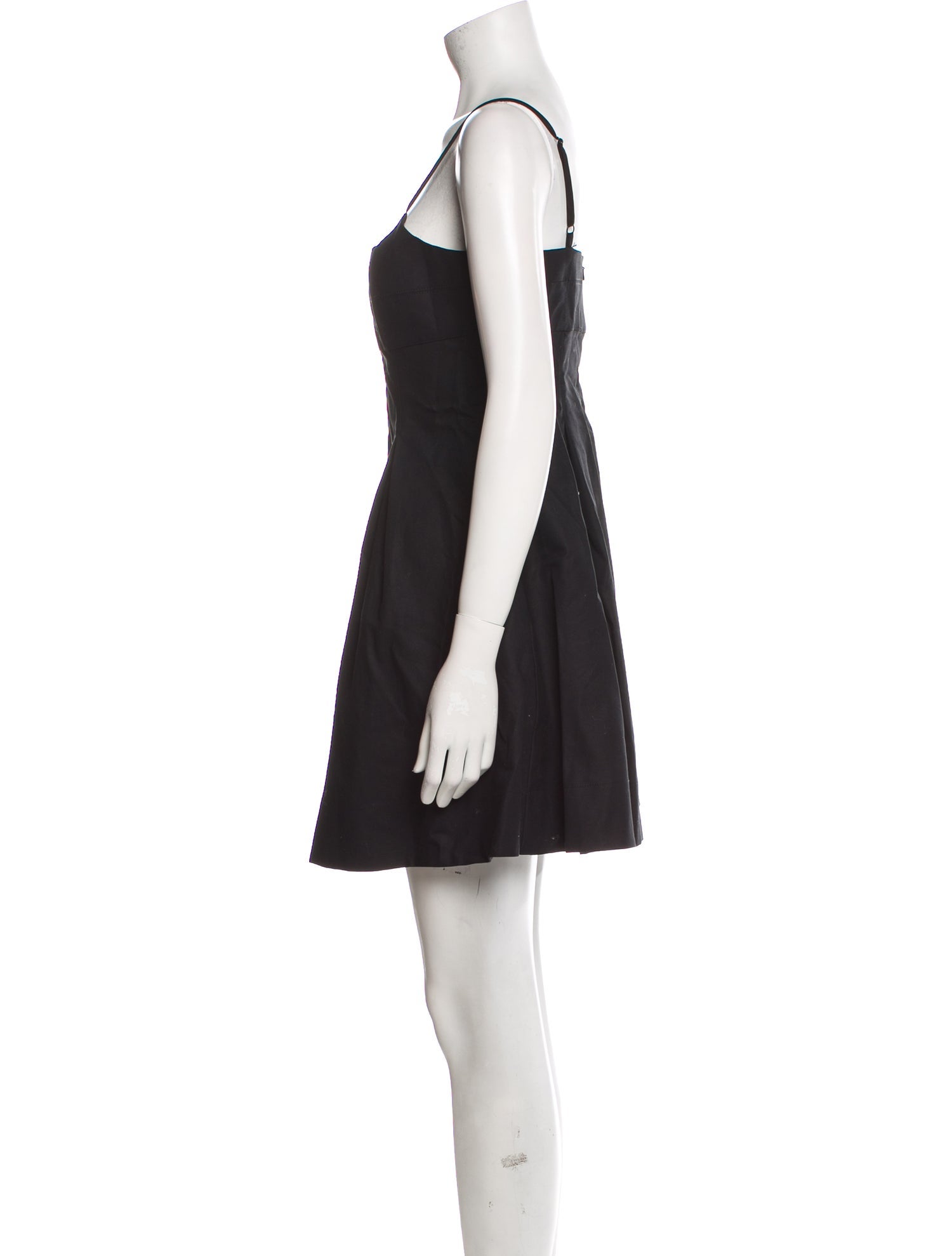 La Ligne Square Neckline Mini Dress
