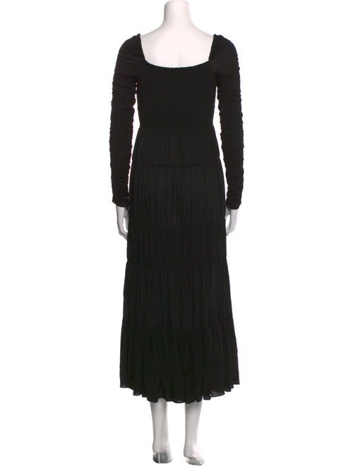 La Ligne Square Neckline Midi Length Dress