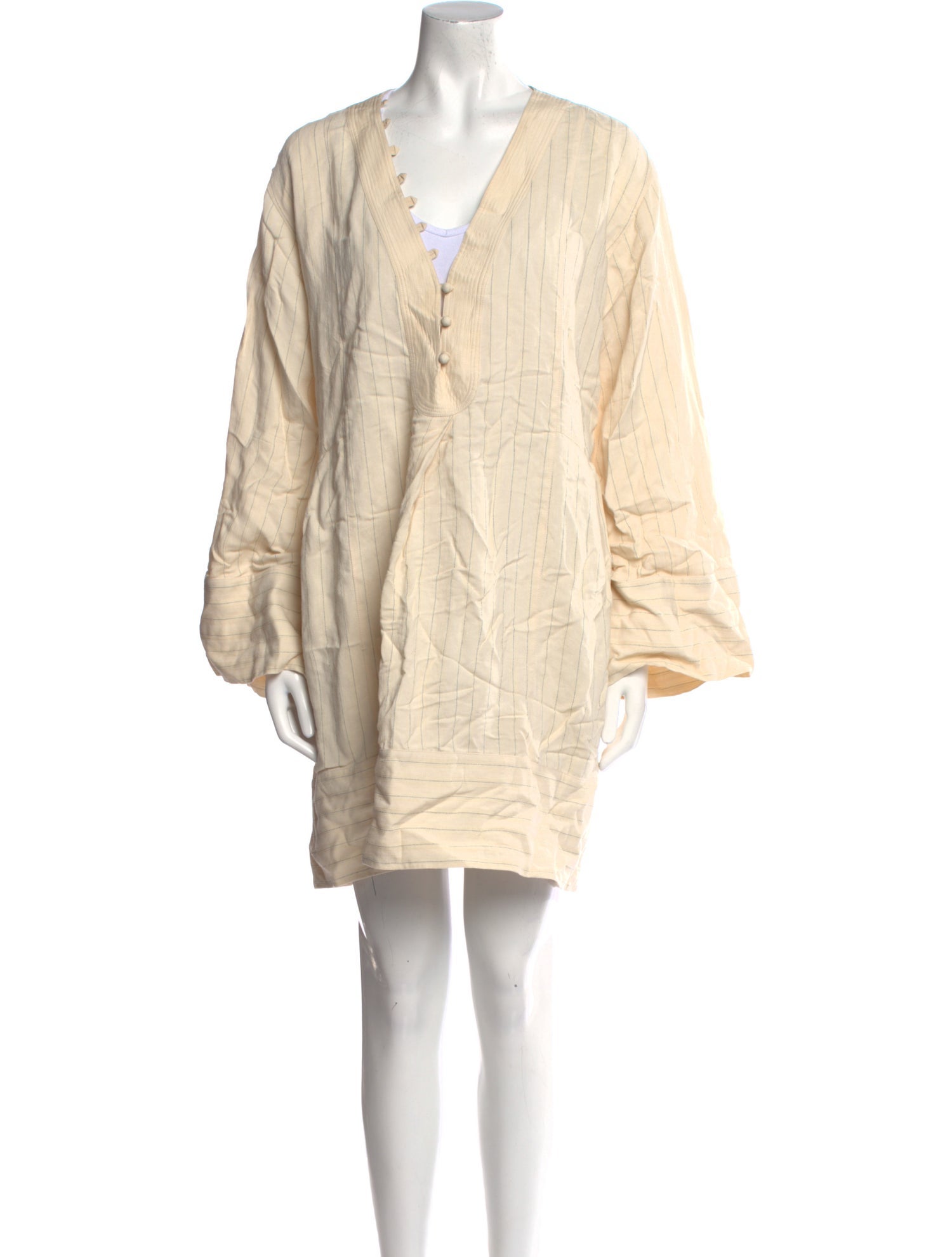 La Ligne V-Neck Mini Dress