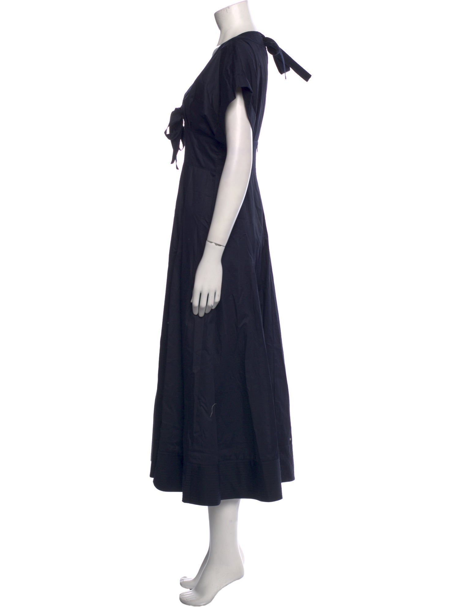 La Ligne V-Neck Long Dress