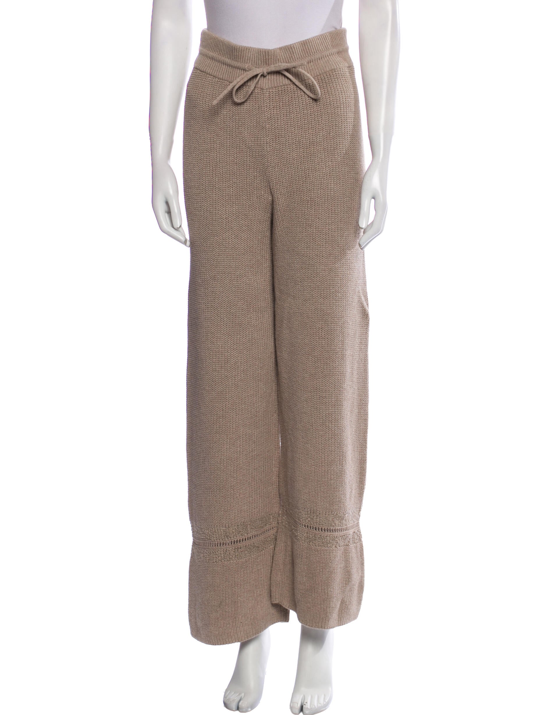 La Ligne Merino Wool Wide Leg Pants