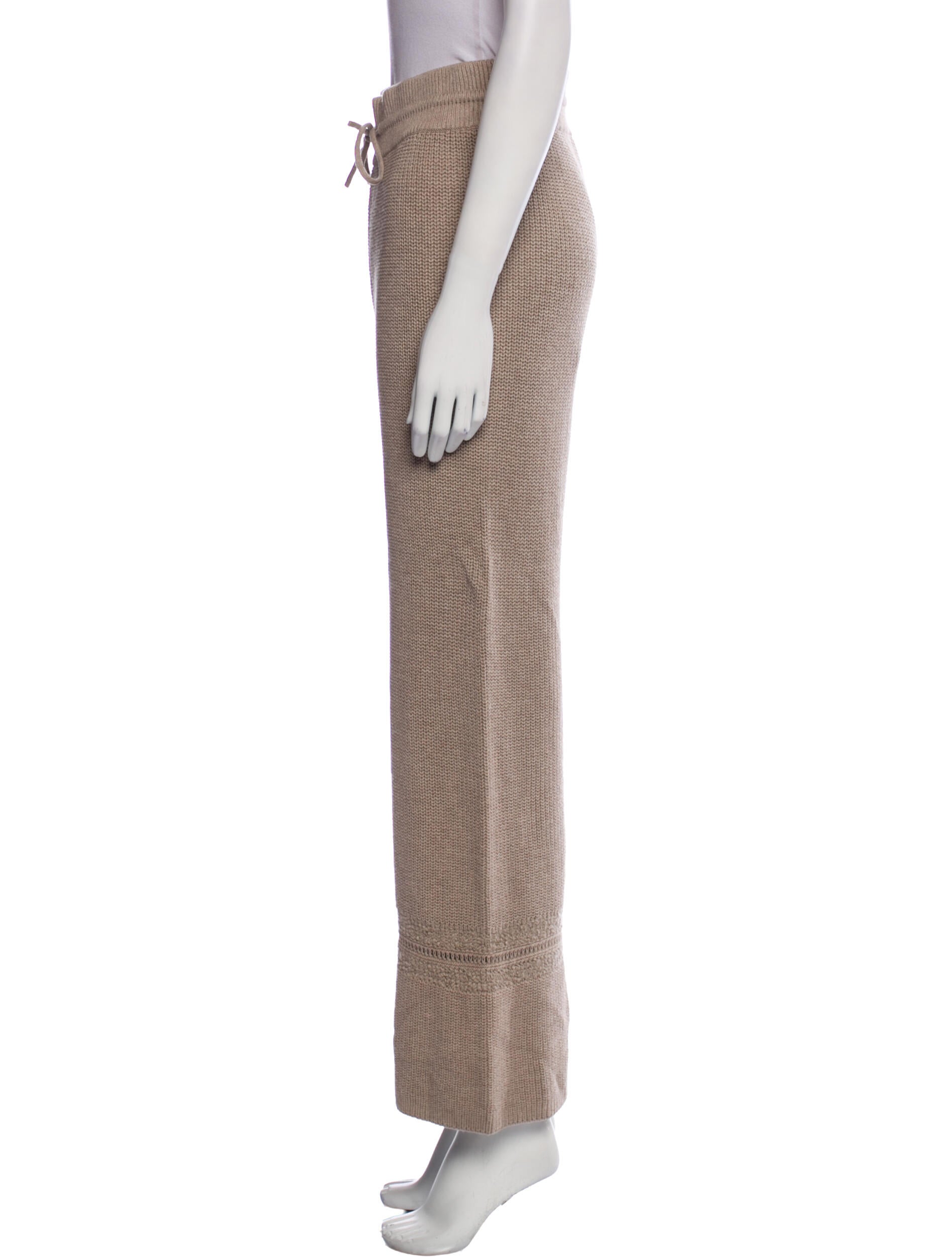 La Ligne Merino Wool Wide Leg Pants