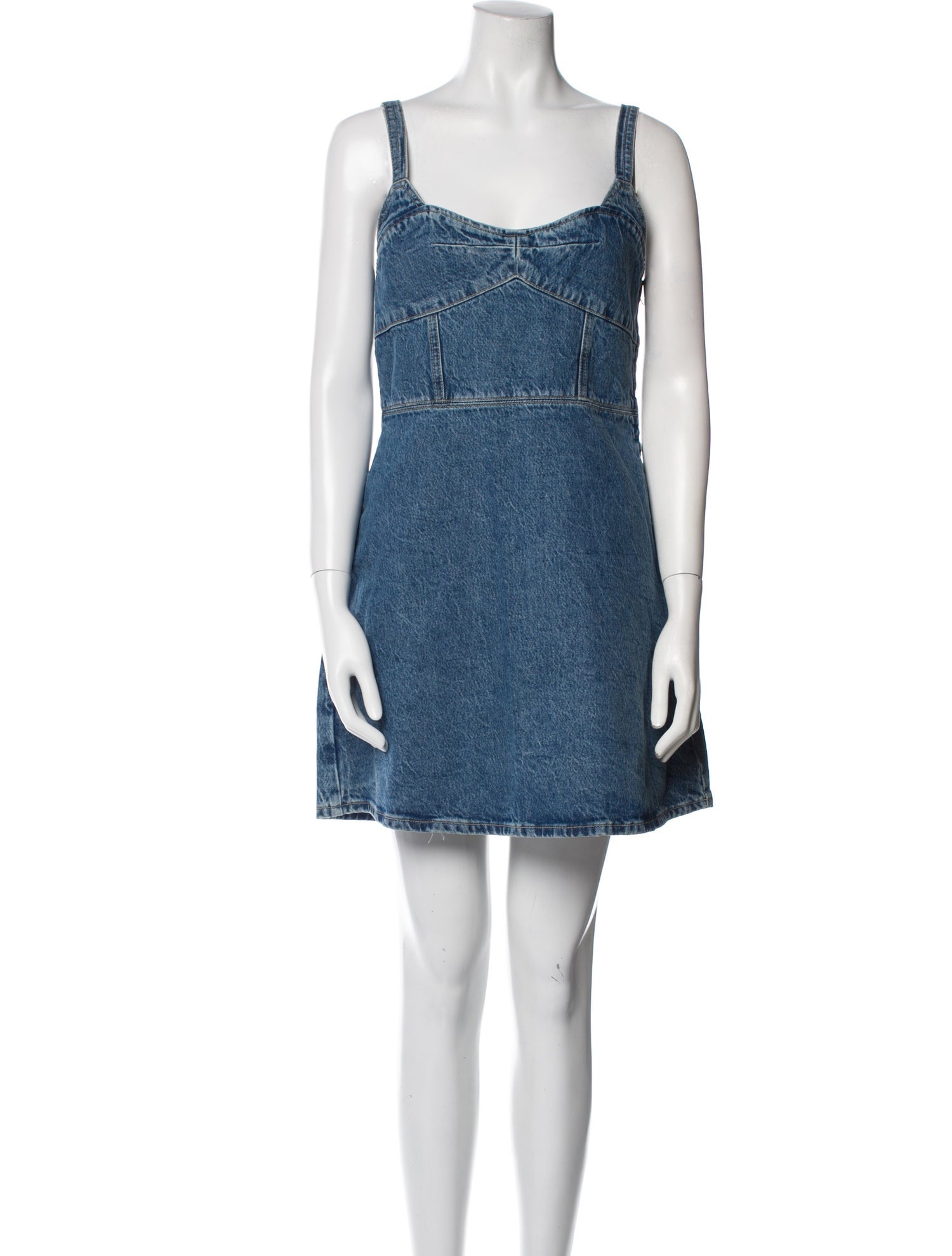 La Ligne Scoop Neck Mini Dress