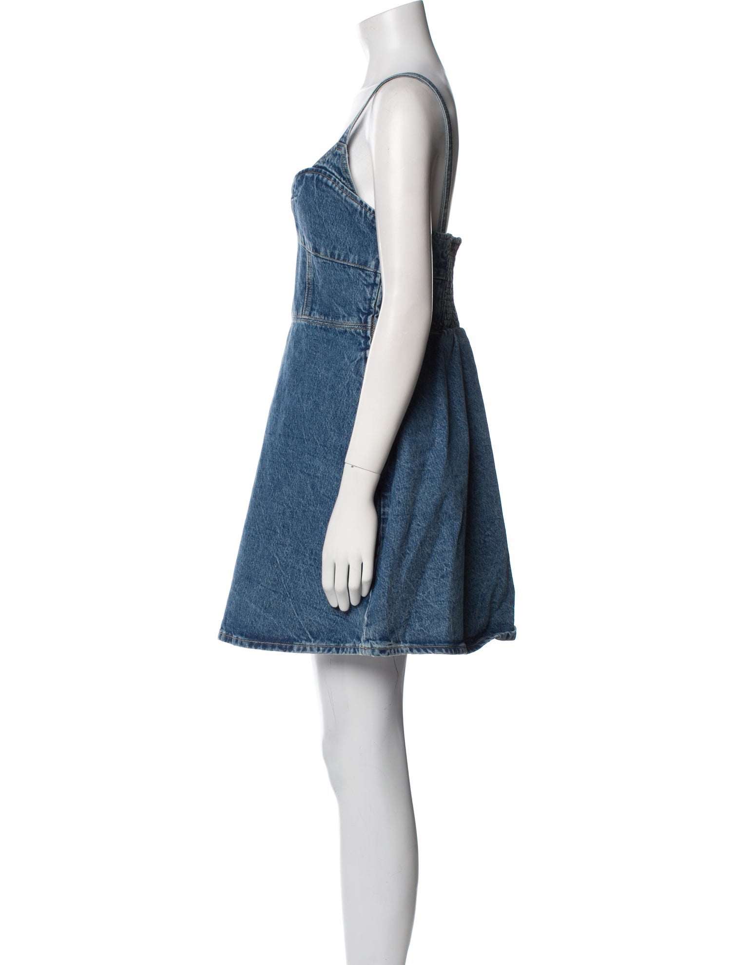 La Ligne Scoop Neck Mini Dress