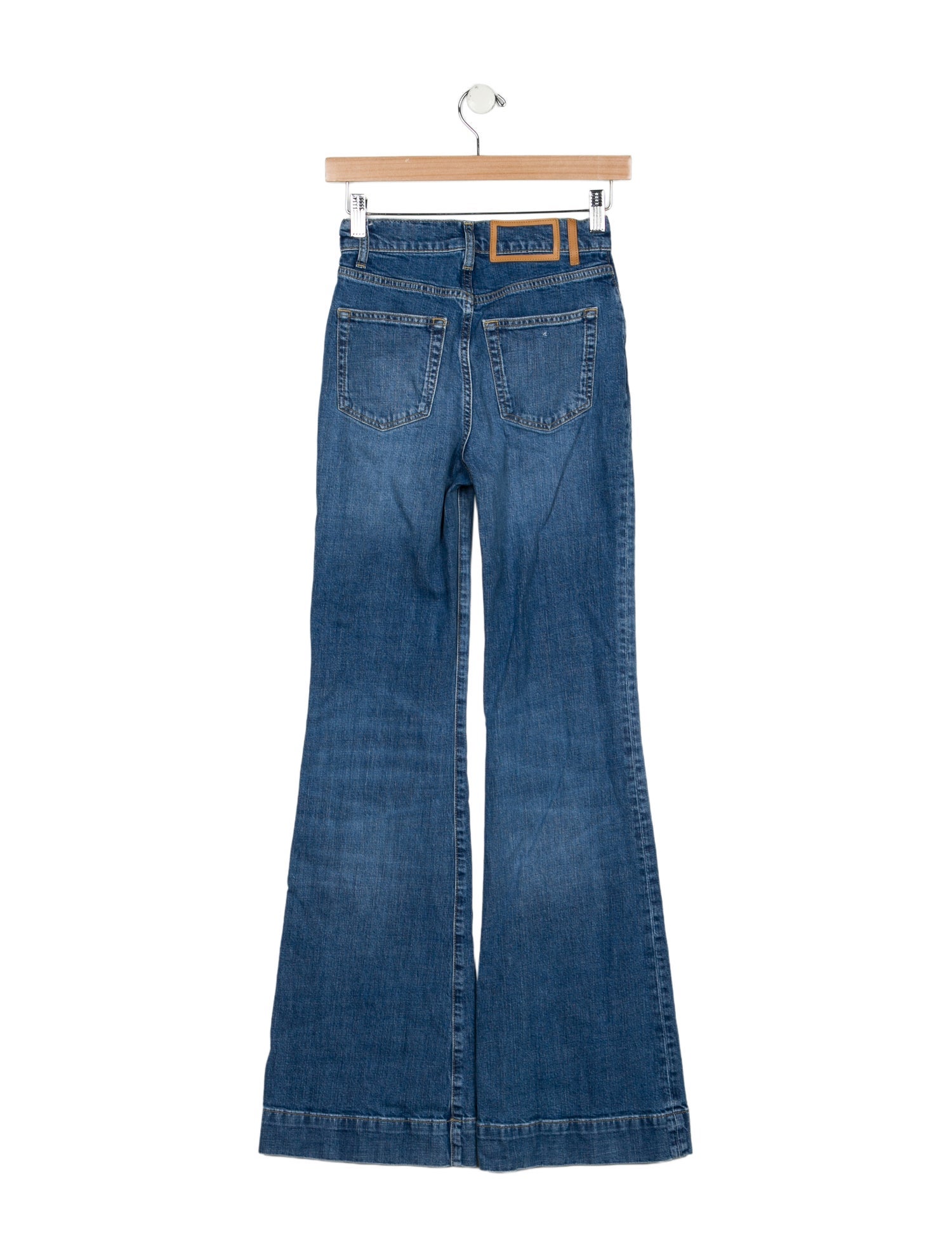 La Ligne Mid-Rise Wide Leg Jeans