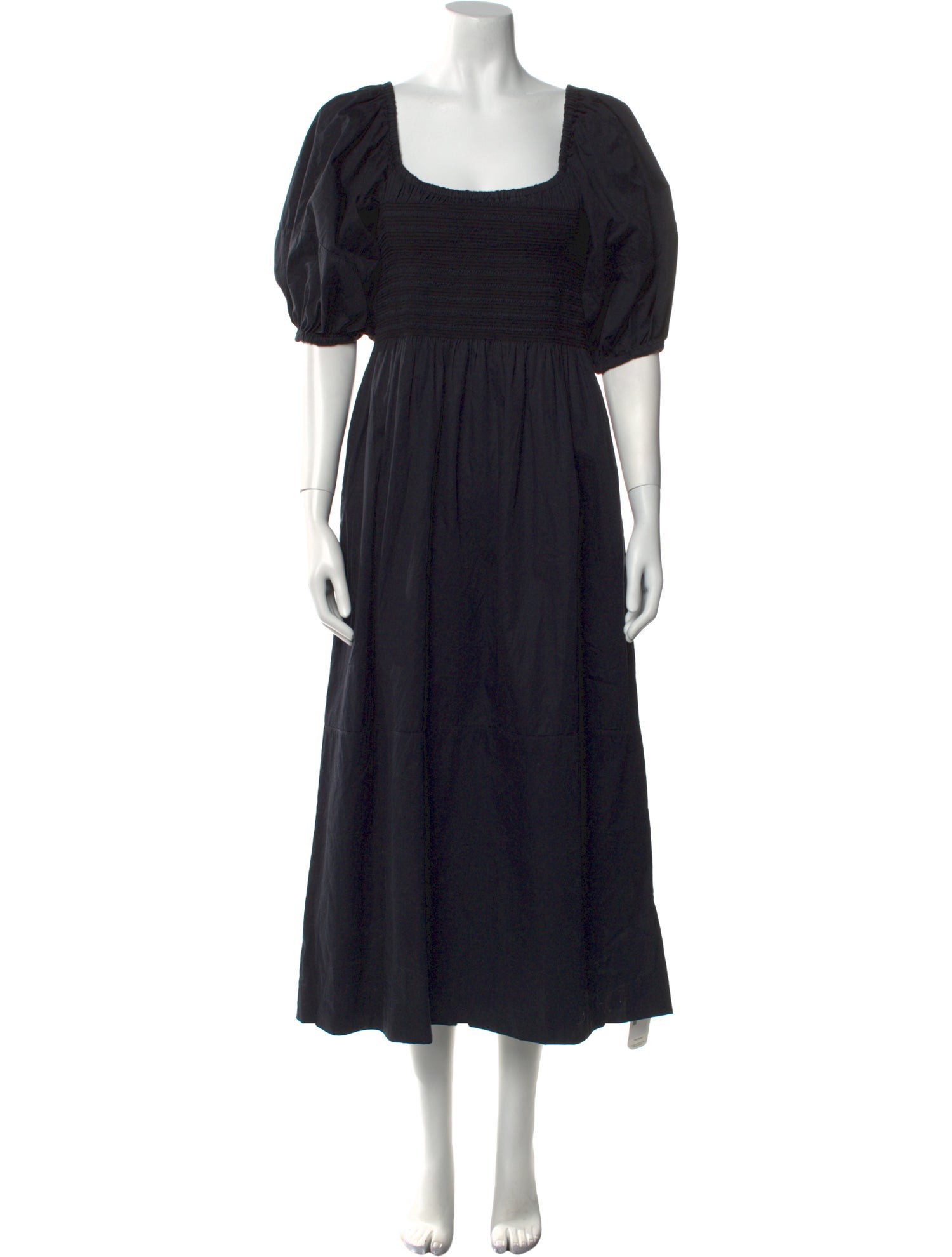 La Ligne Square Neckline Long Dress