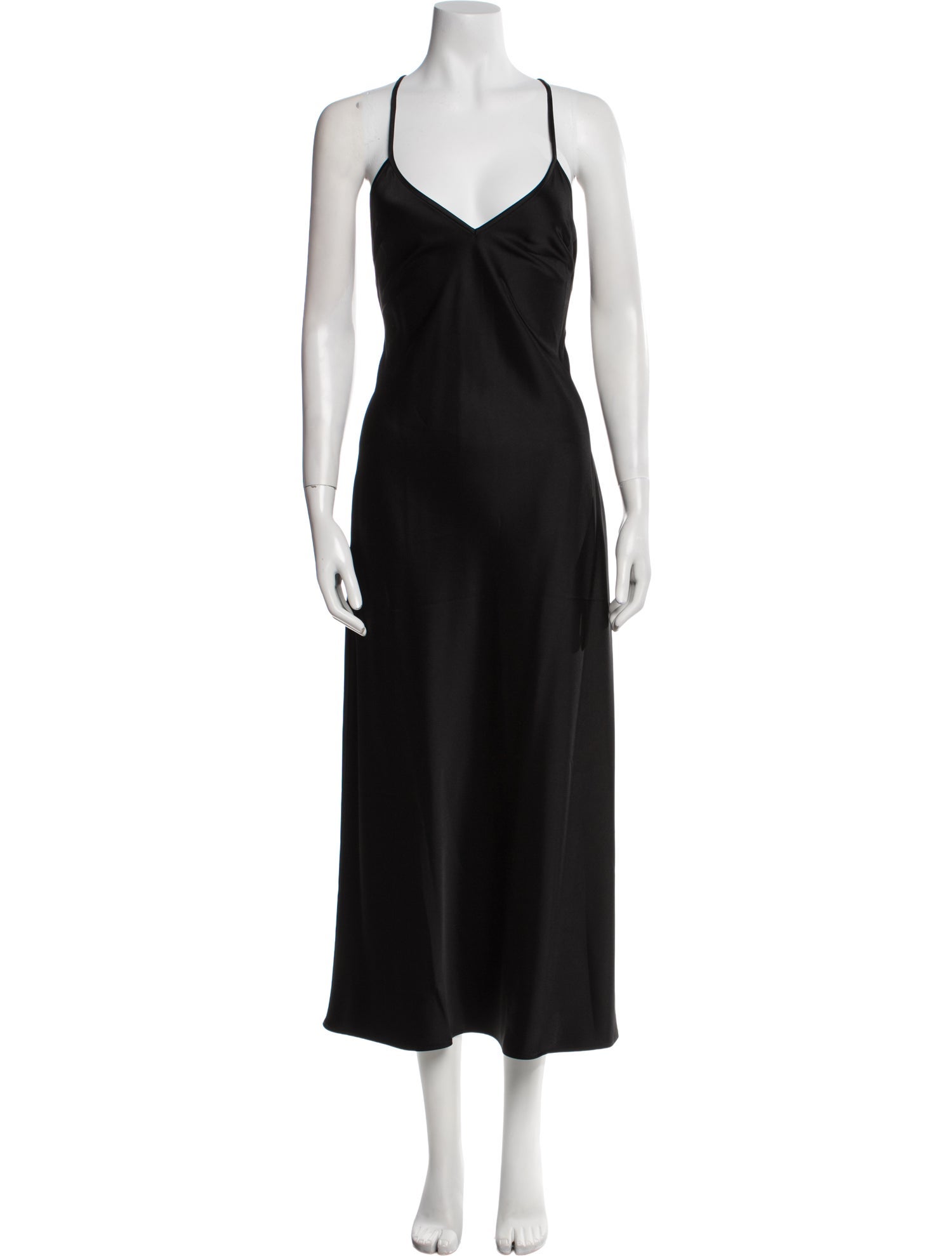 La Ligne V-Neck Long Dress