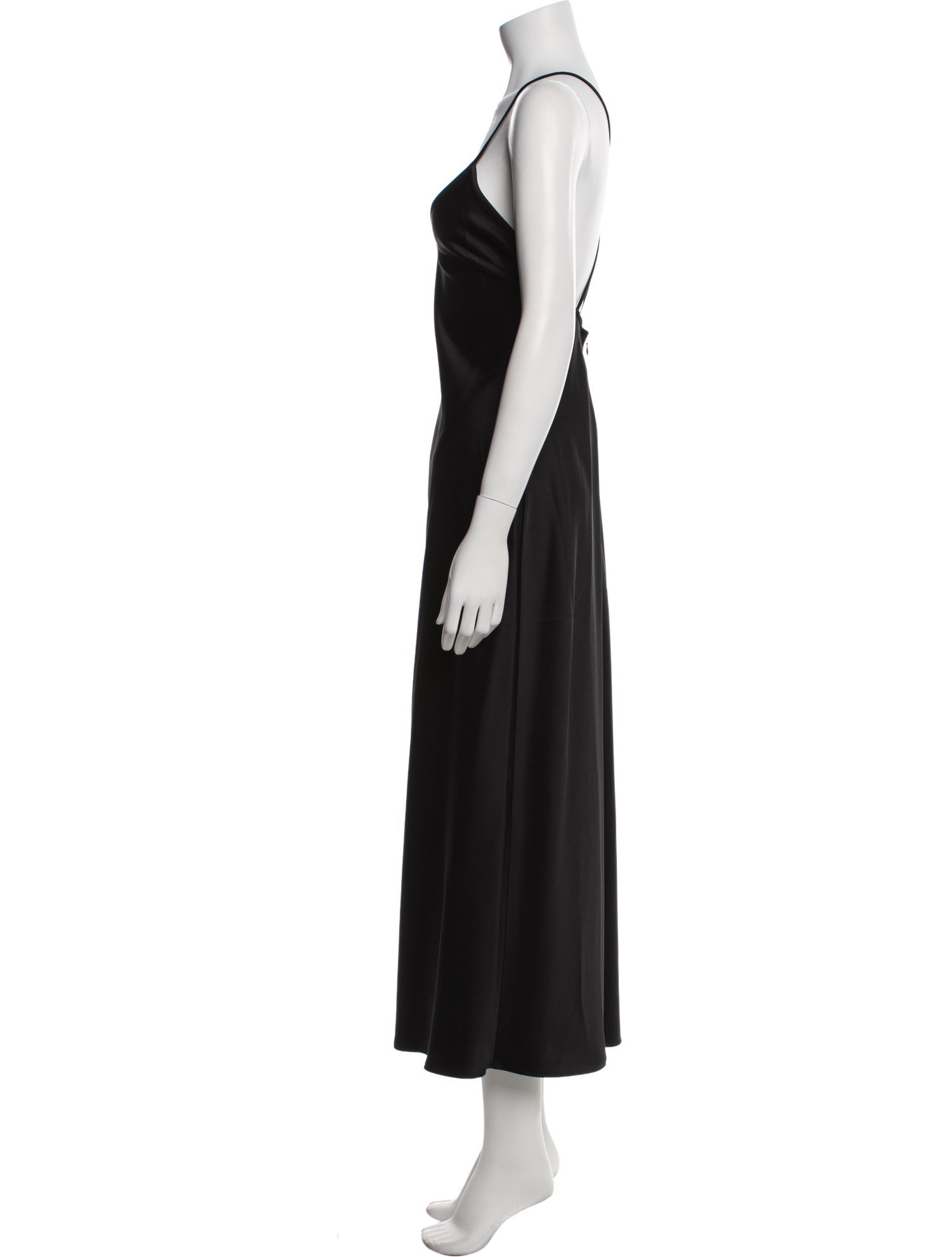 La Ligne V-Neck Long Dress