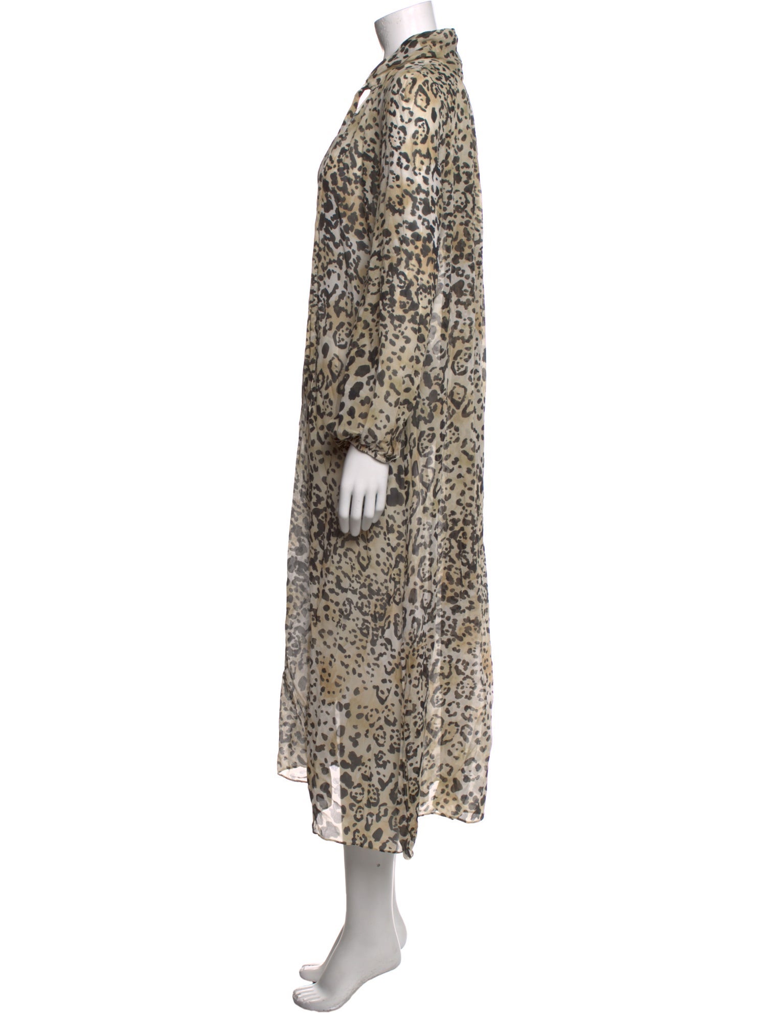 La Ligne Silk Midi Length Dress