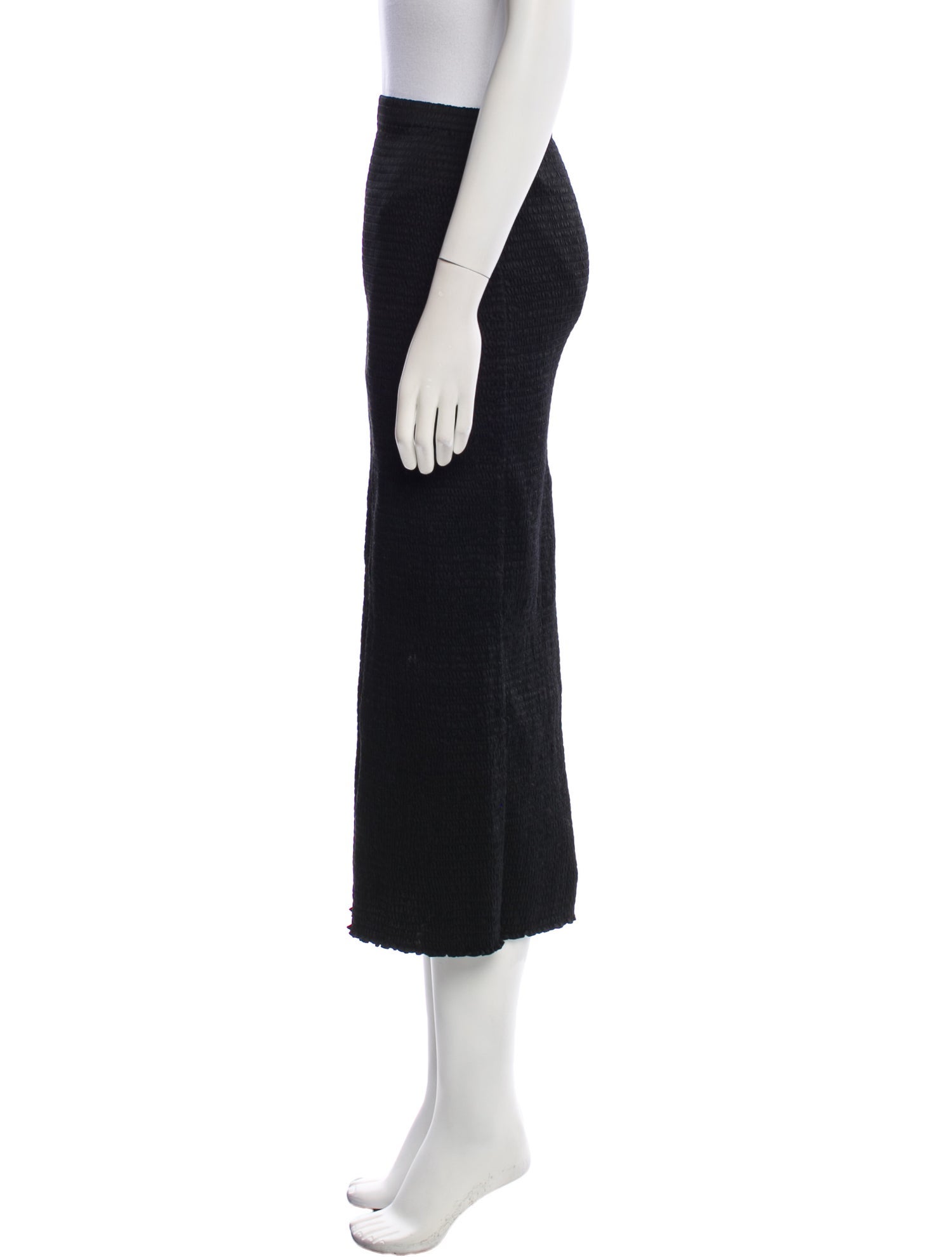 La Ligne Ruffle Embellishment Midi Length Skirt