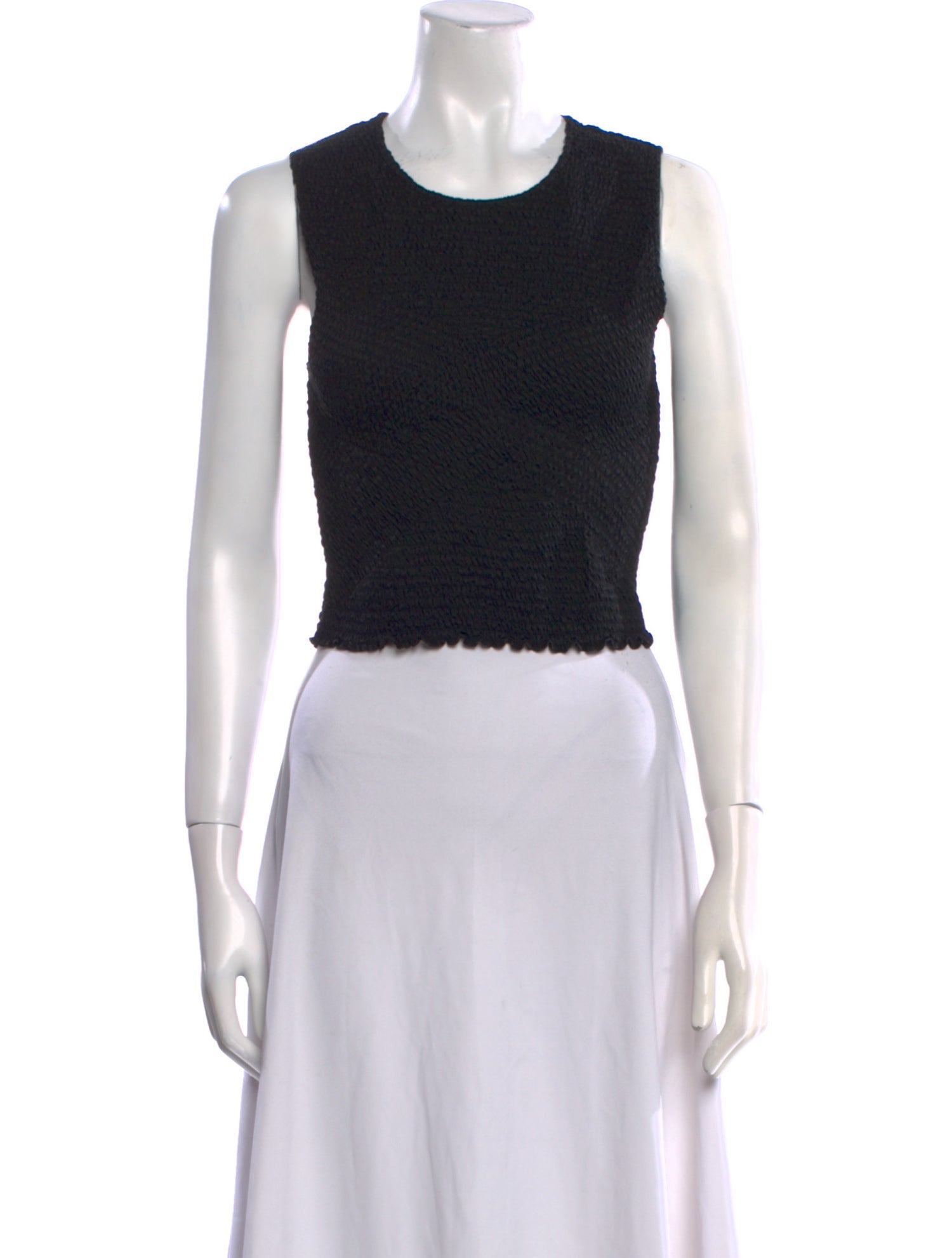 La Ligne Crew Neck Sleeveless Crop Top