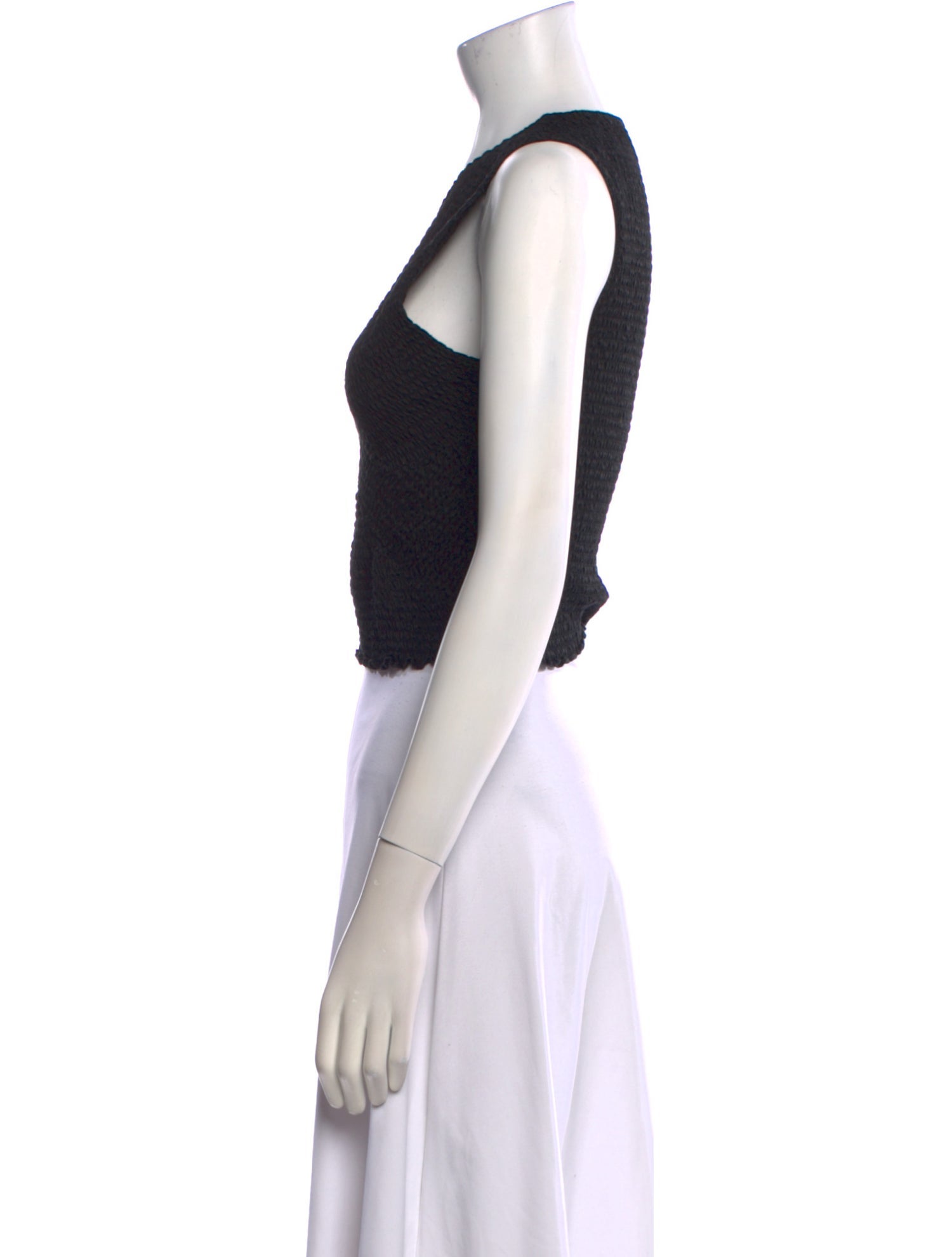 La Ligne Crew Neck Sleeveless Crop Top