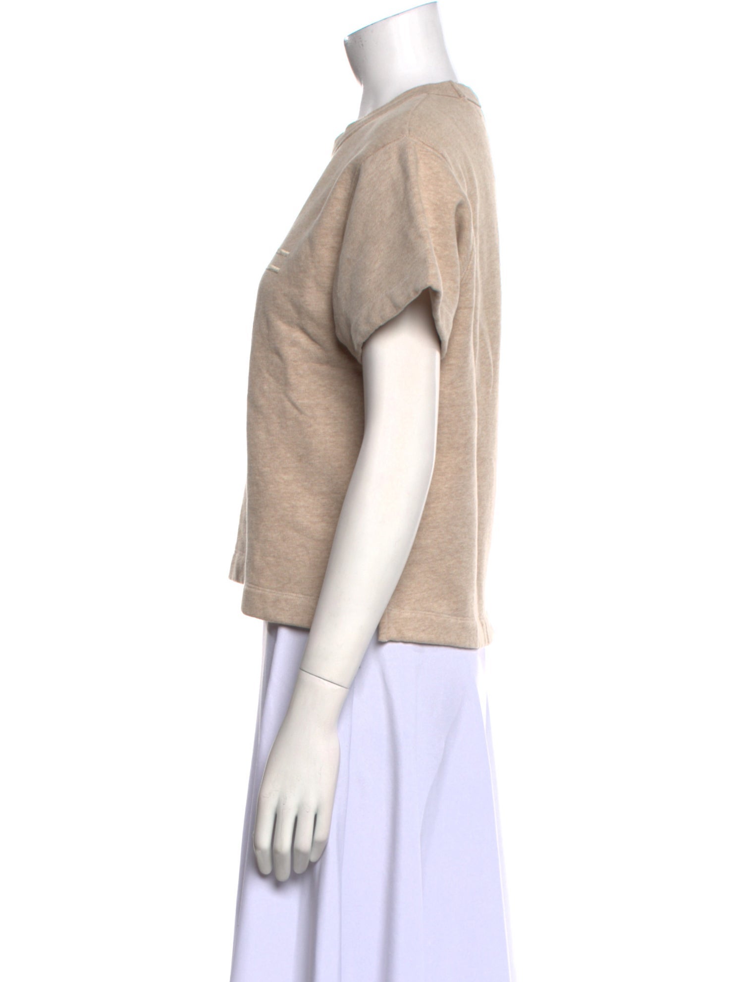 La Ligne Crew Neck Short Sleeve Sweatshirt