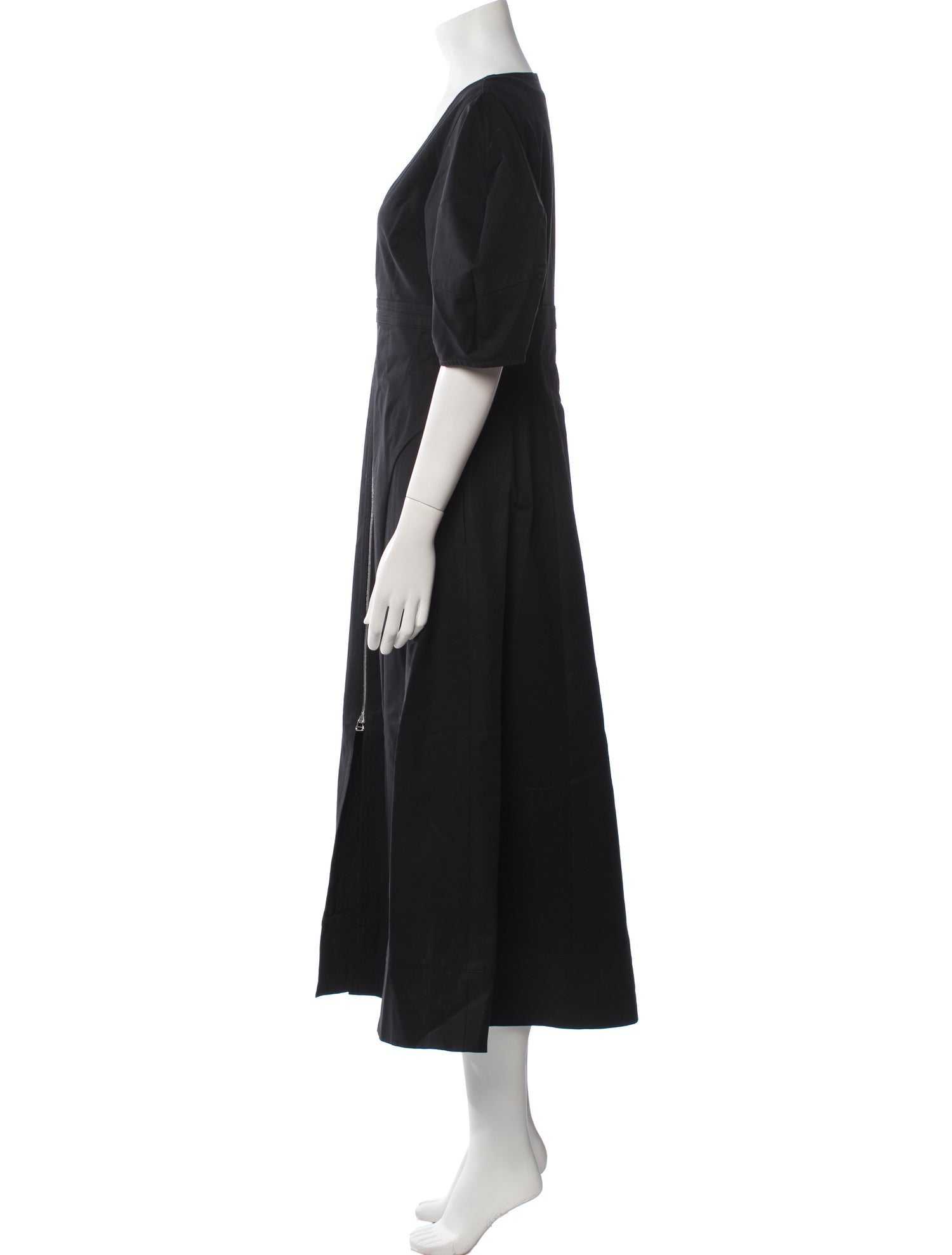 La Ligne V-Neck Long Dress