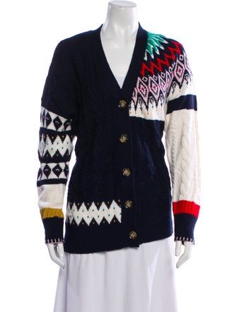 La Ligne Merino Wool Printed Sweater