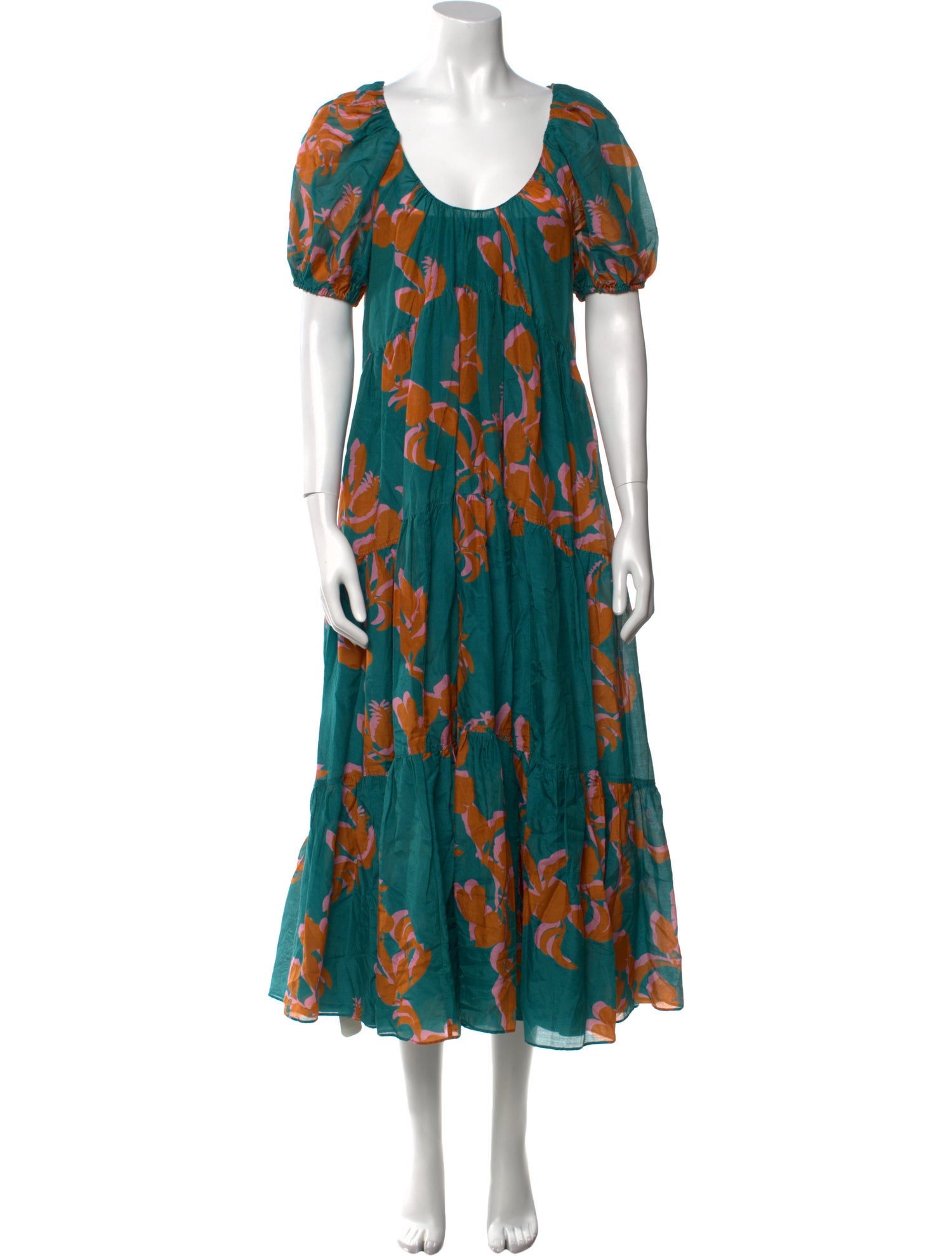 La Ligne Printed Long Dress