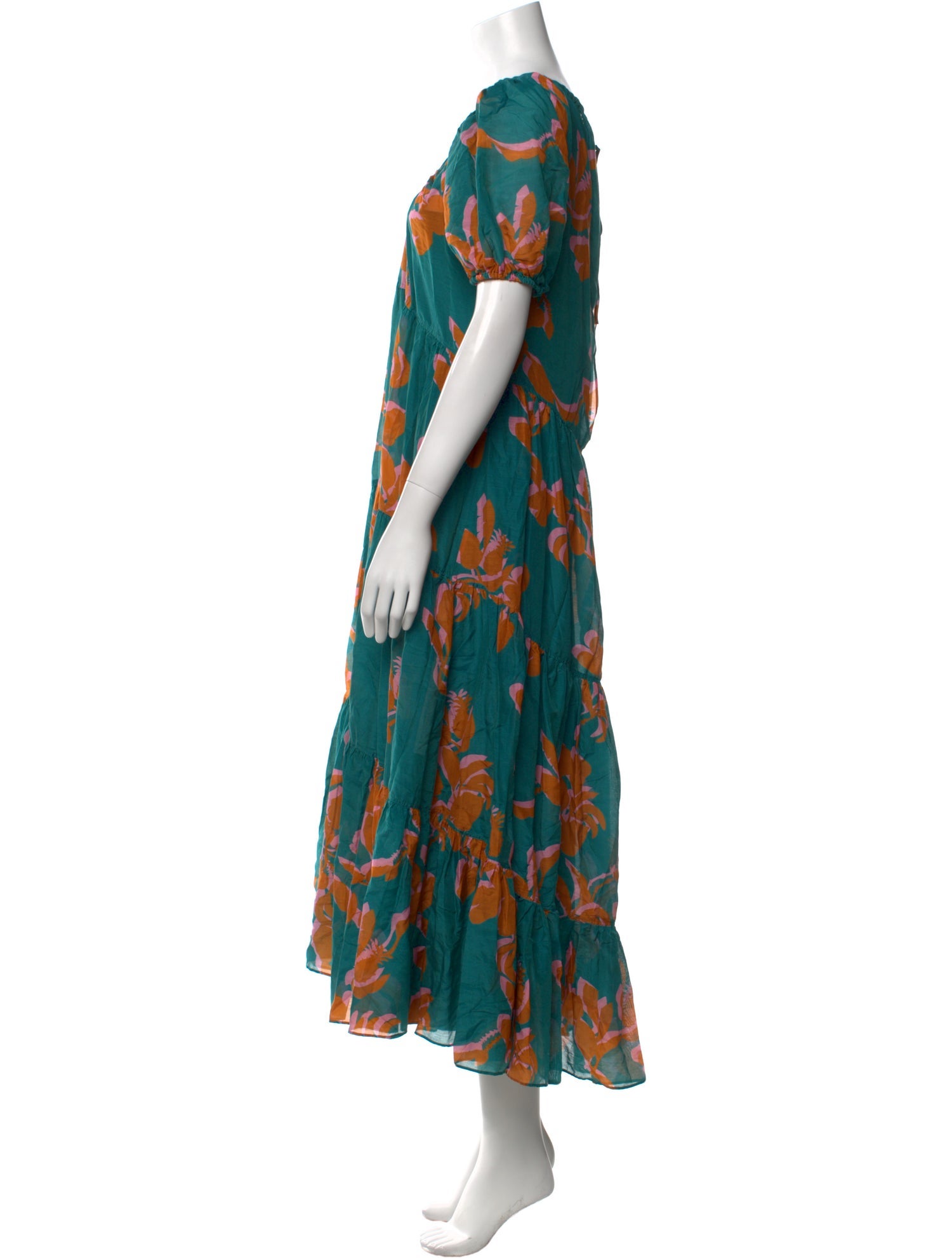 La Ligne Printed Long Dress