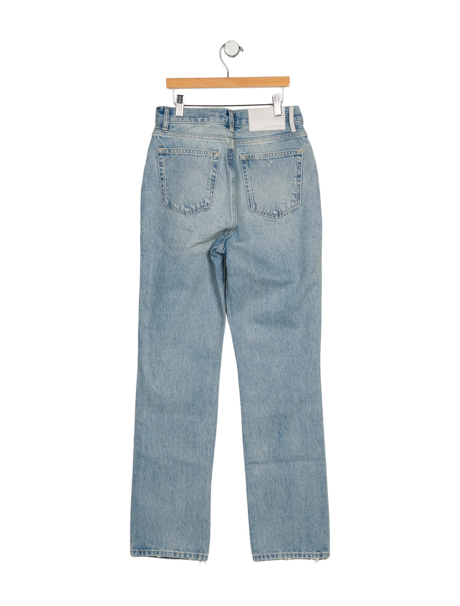 La Ligne High-Rise Straight Leg Jeans w/ Tags