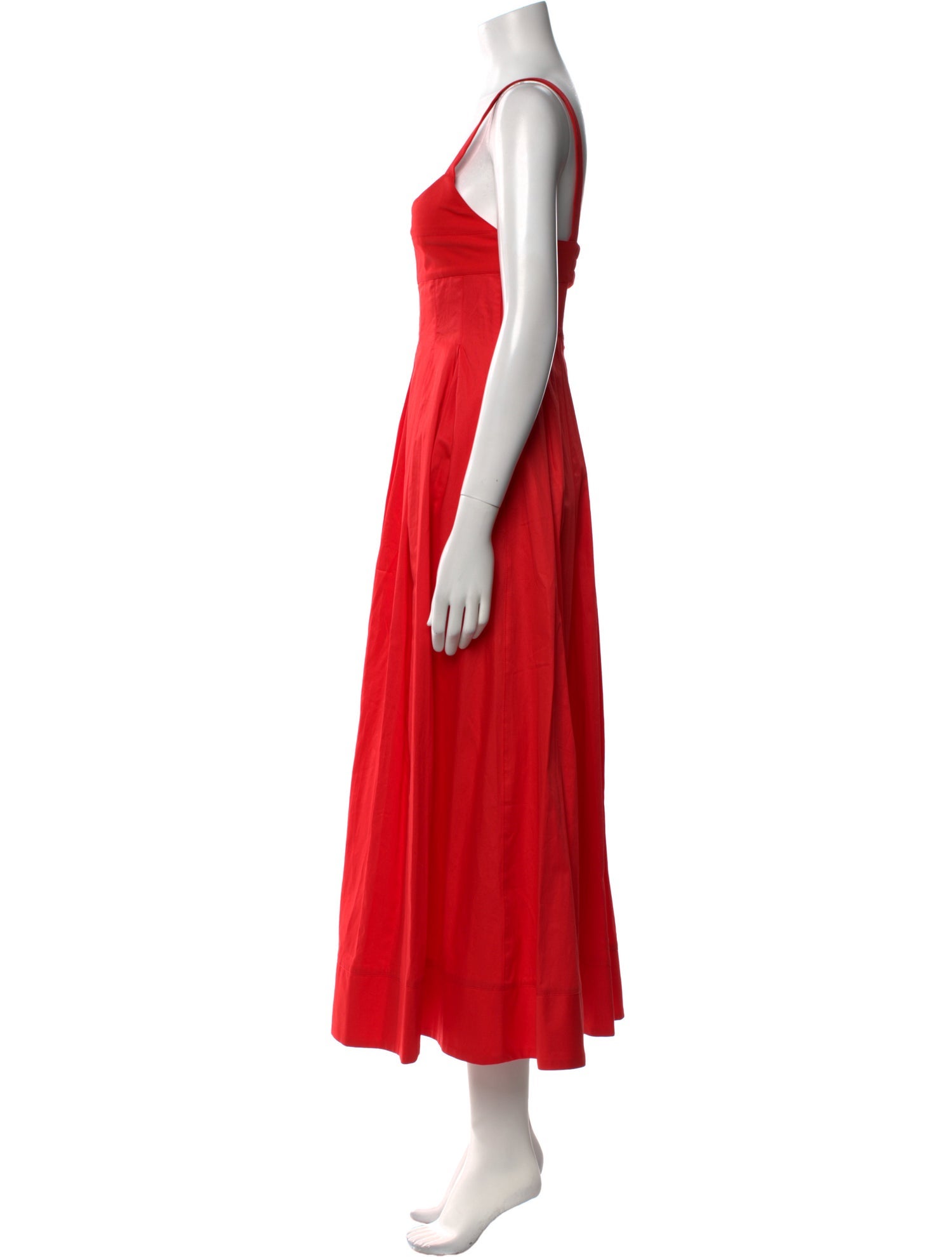 La Ligne V-Neck Long Dress