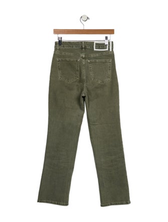 La Ligne Mid-Rise Straight Leg Jeans