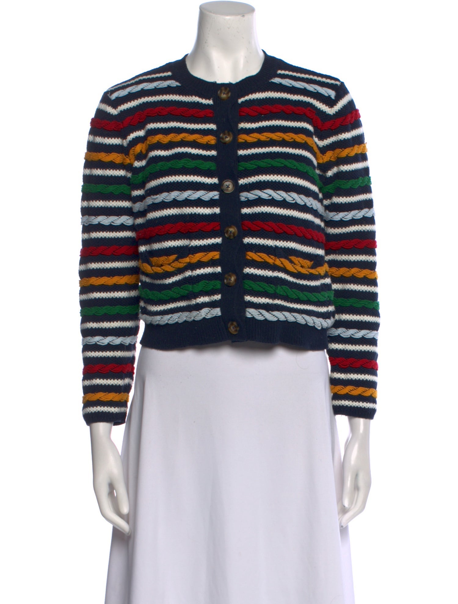 La Ligne Striped Crew Neck Sweater