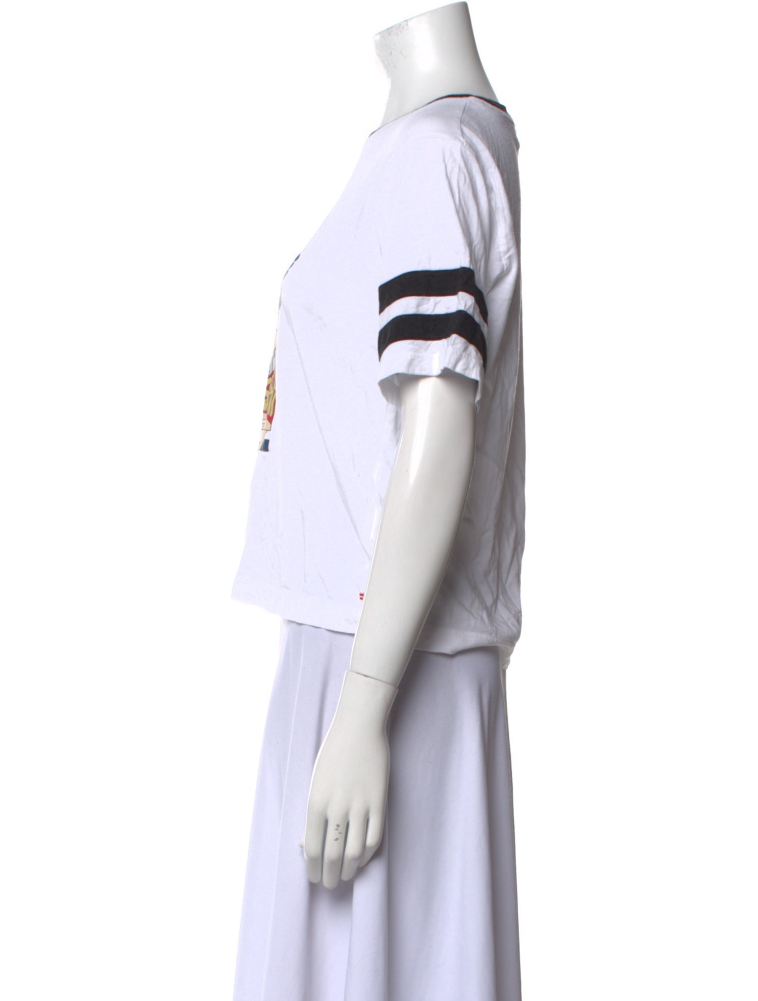 La Ligne Graphic Print Crew Neck T-Shirt