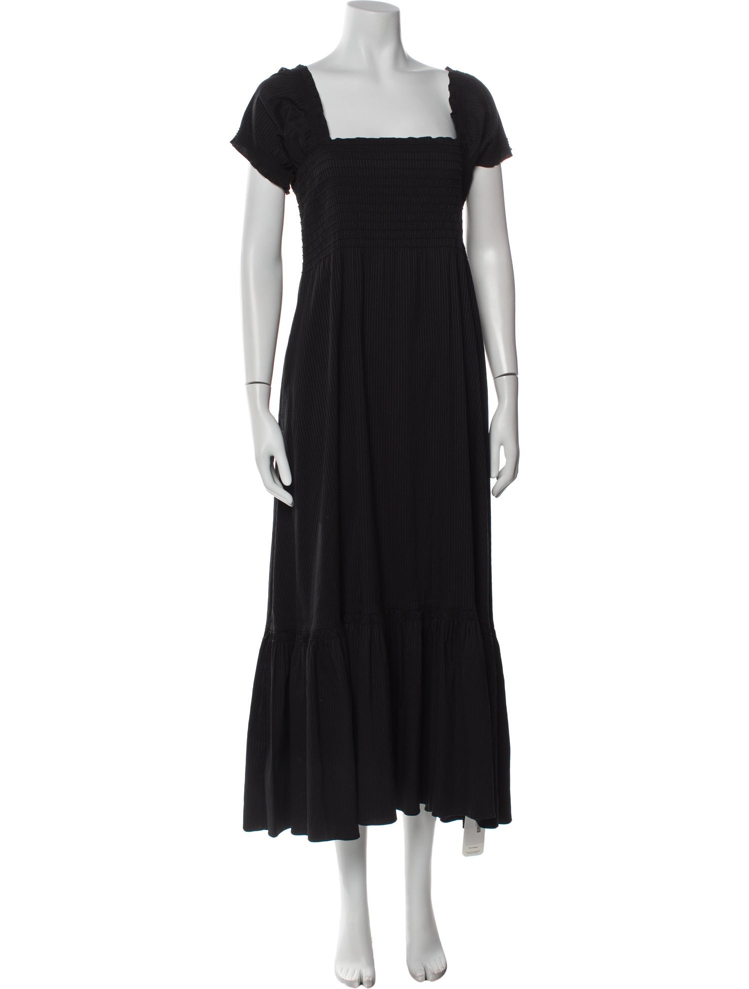 La Ligne Square Neckline Long Dress