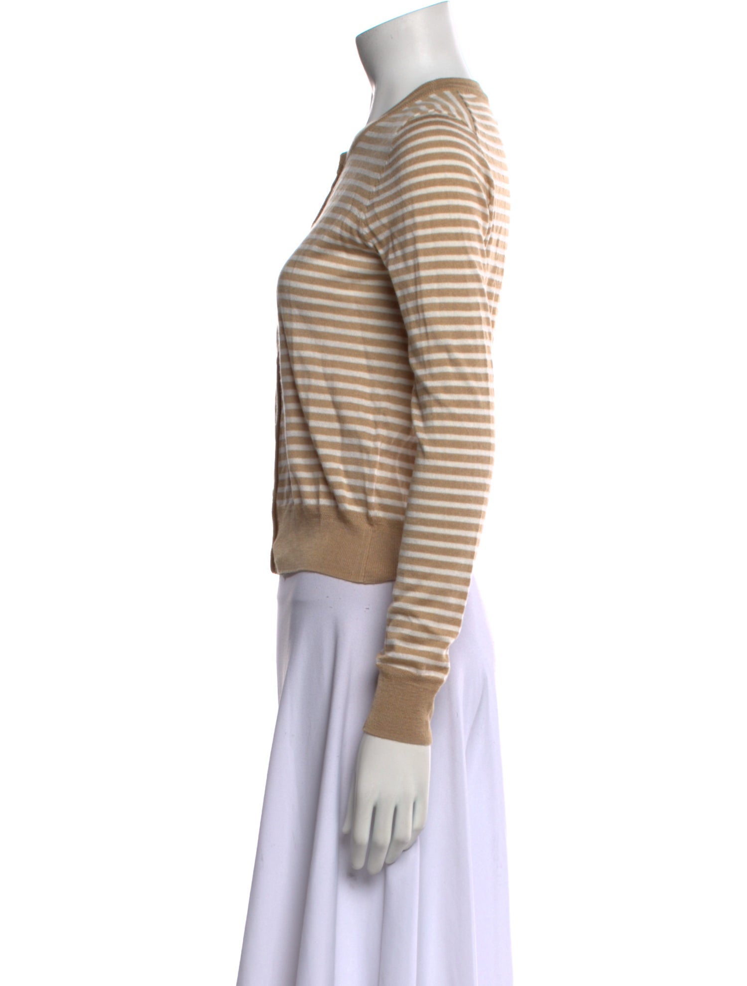 La Ligne Silk Striped Sweater