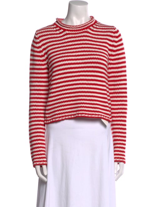 La Ligne Striped Mock Neck Sweater