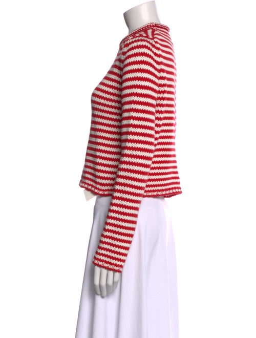 La Ligne Striped Mock Neck Sweater