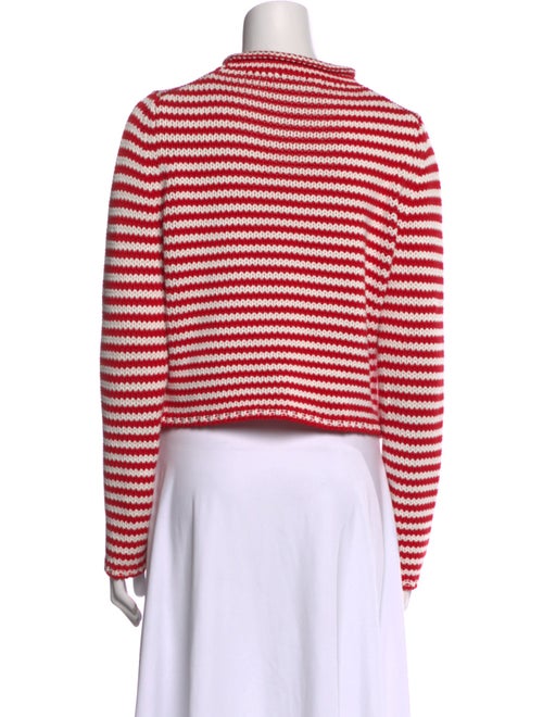 La Ligne Striped Mock Neck Sweater