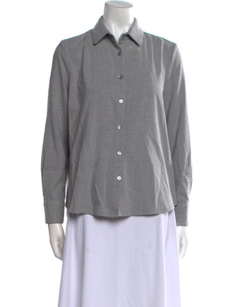 La Ligne Long Sleeve Button-Up Top