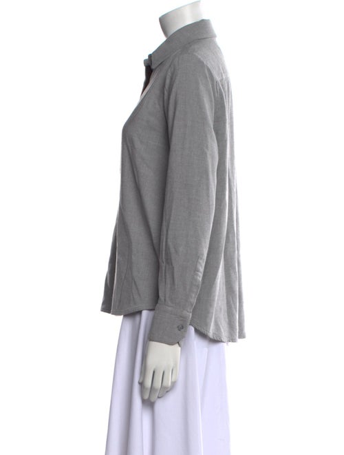 La Ligne Long Sleeve Button-Up Top